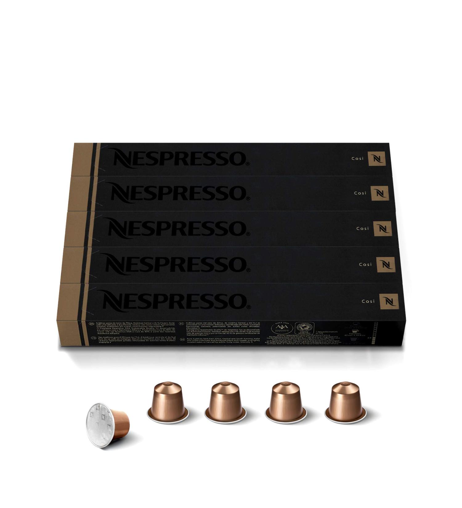 50 Cosi Nespresso Capsules Espresso Lungo