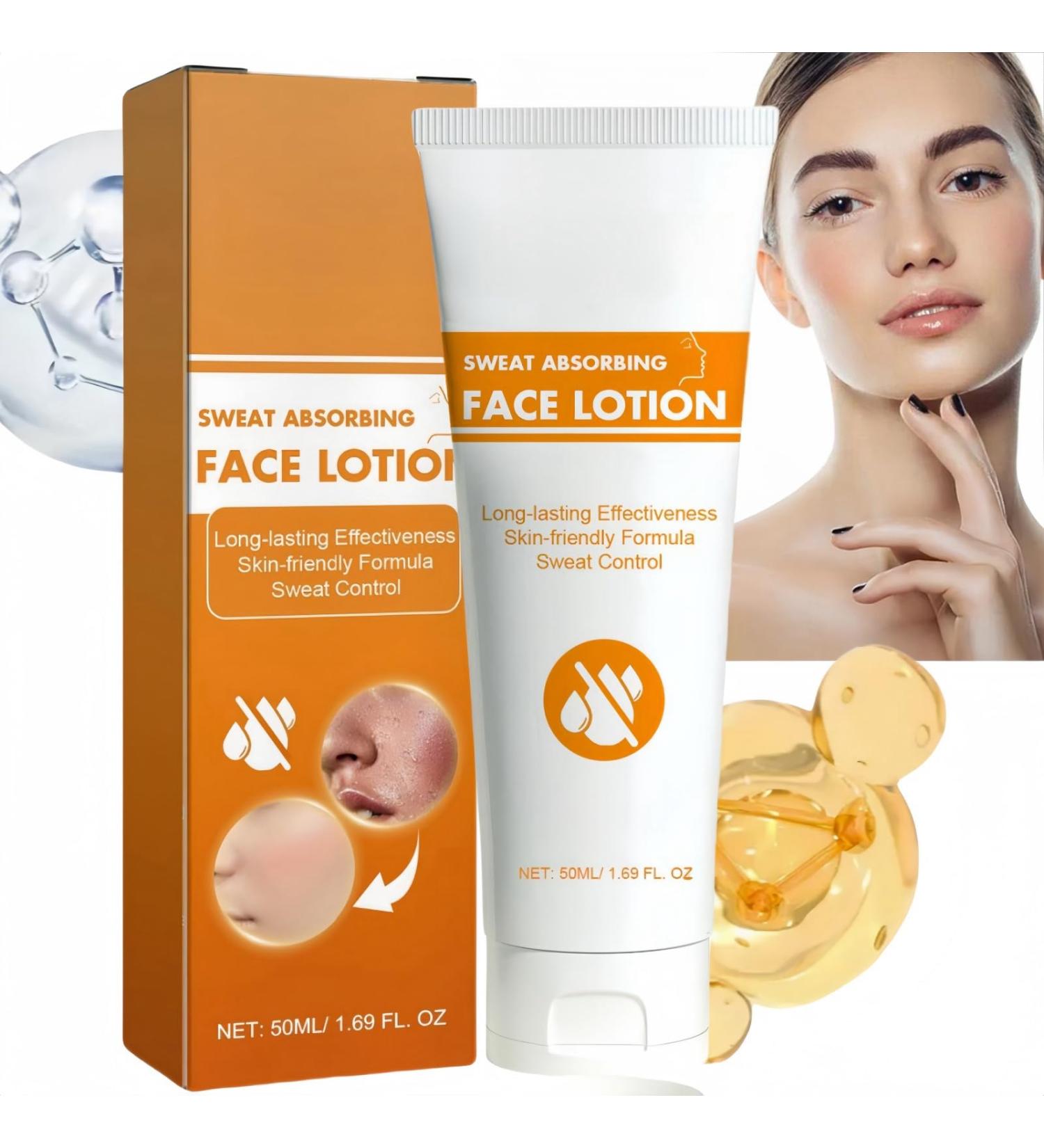 Sweat Absorbing Face Lotion Antiperspirant and Oil Control Lotion Stop Face Sweating Anti Sweat Oil Face Lotion Face Discourage Sweat Lotion Sweat Absorbing Face Lotion Anti Sweat for Face for All - Buy Online on GoSupps.com