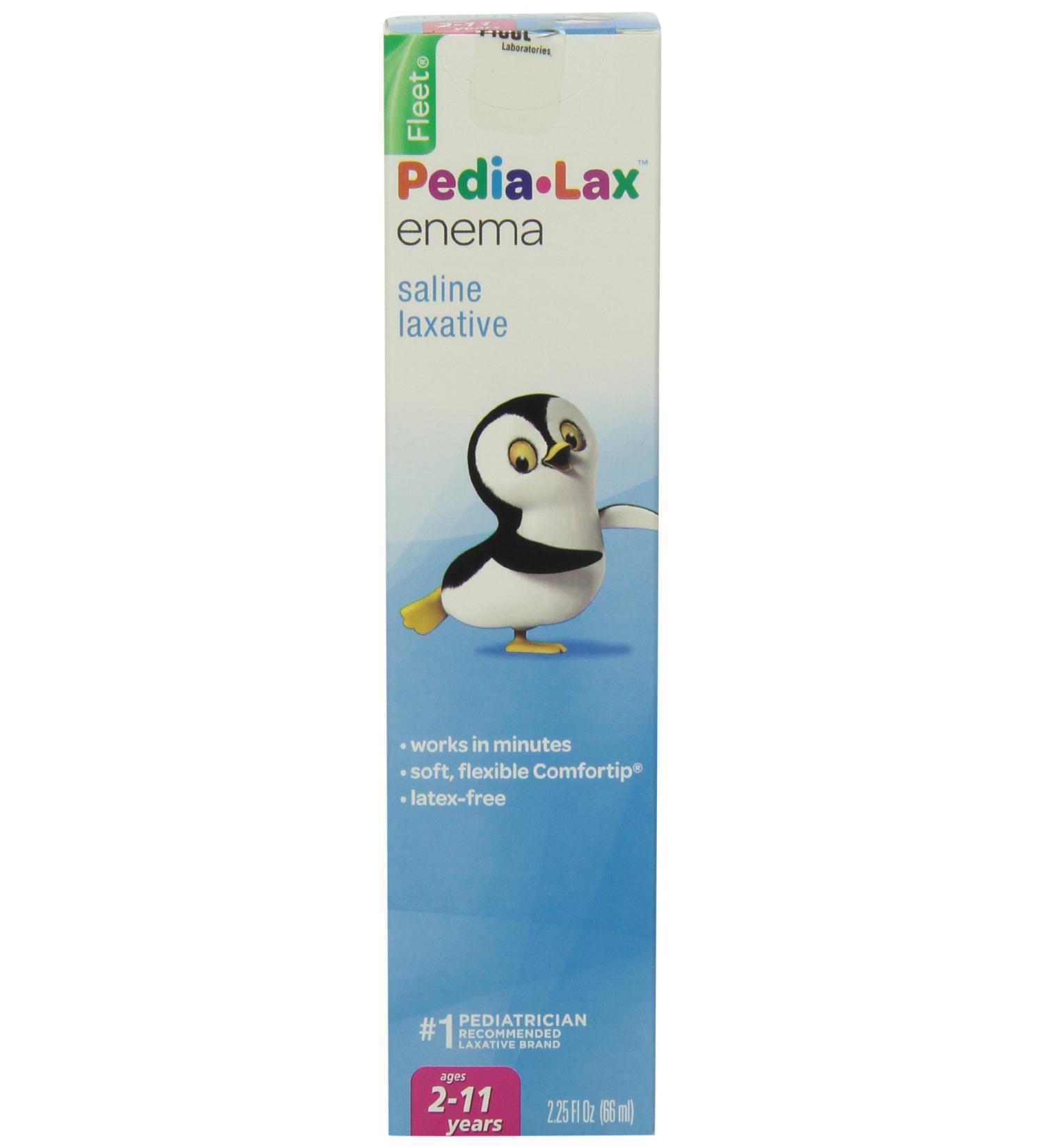Pedia-Lax Saline Laxative Enema 2.25 Fl Oz Pack of 1