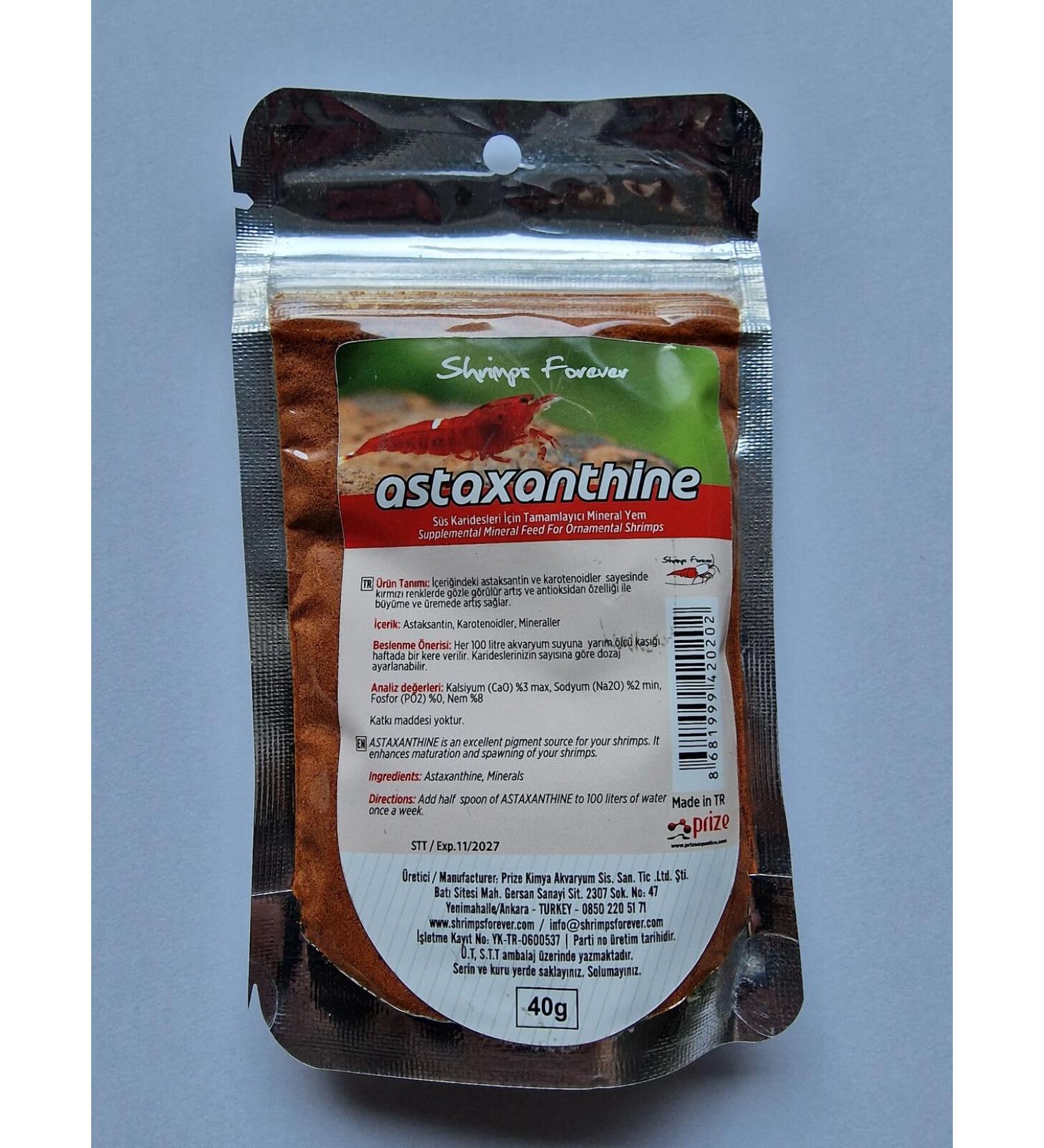 Astaxanthin Shrimps Forever Shrimp Colour Enhancer