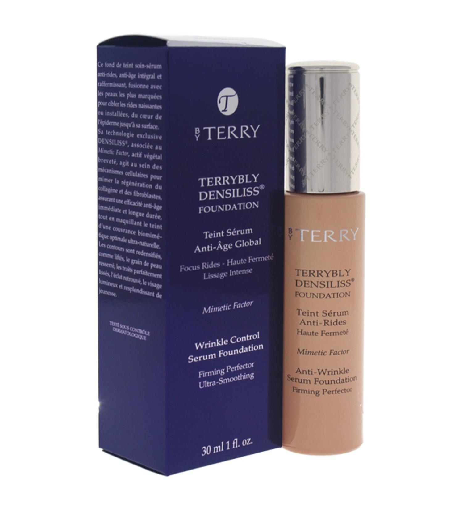 By Terry Terrybly Densiliss Wrinkle Control Serum Foundation 1 oz - No. 5.5 Rosy Sand | Anti-Aging Hydrating Flawless Finish - Buy Online on GoSupps.com