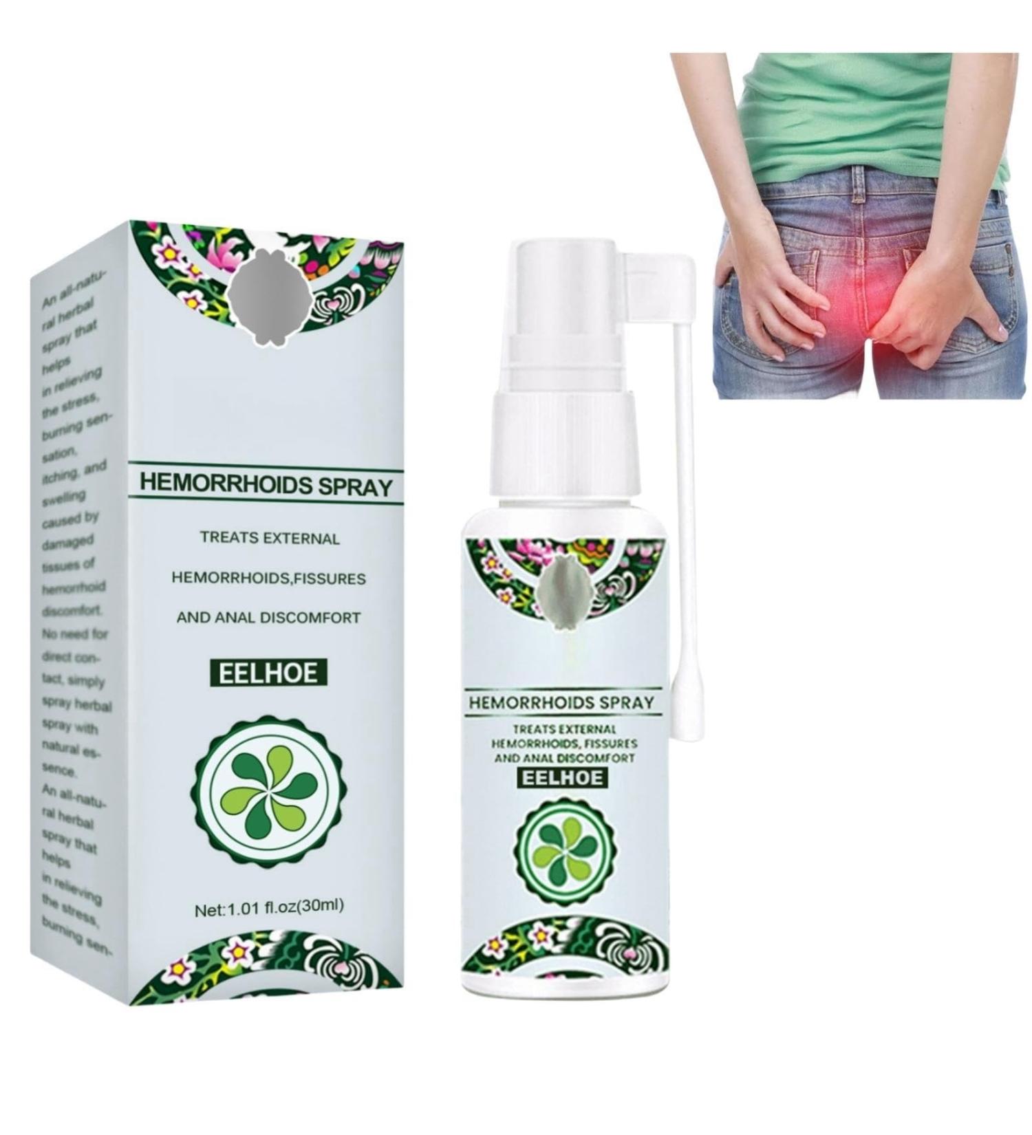 Herbal Hemorrhoids Treatment Spray for Fast Relief - Piles & Anal Fissure Remedy - Buy Online on GoSupps.com