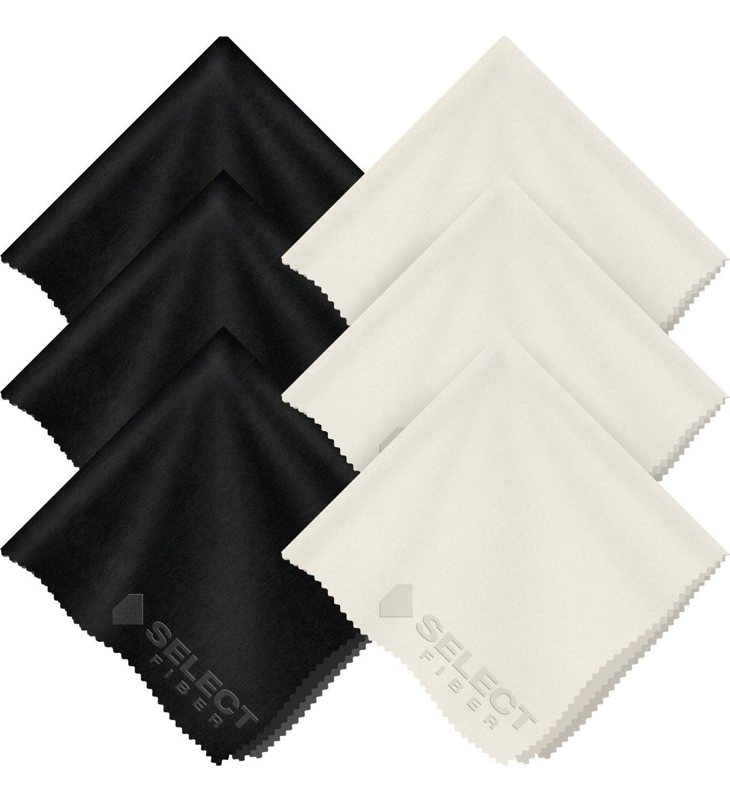 Microfiber Cleaning Cloth Pack of 6 | Reusable Eyeglass & Screen Cleaning Cloths for Glasses Phones Lenses & Delicate Surfaces - Buy Online on GoSupps.com