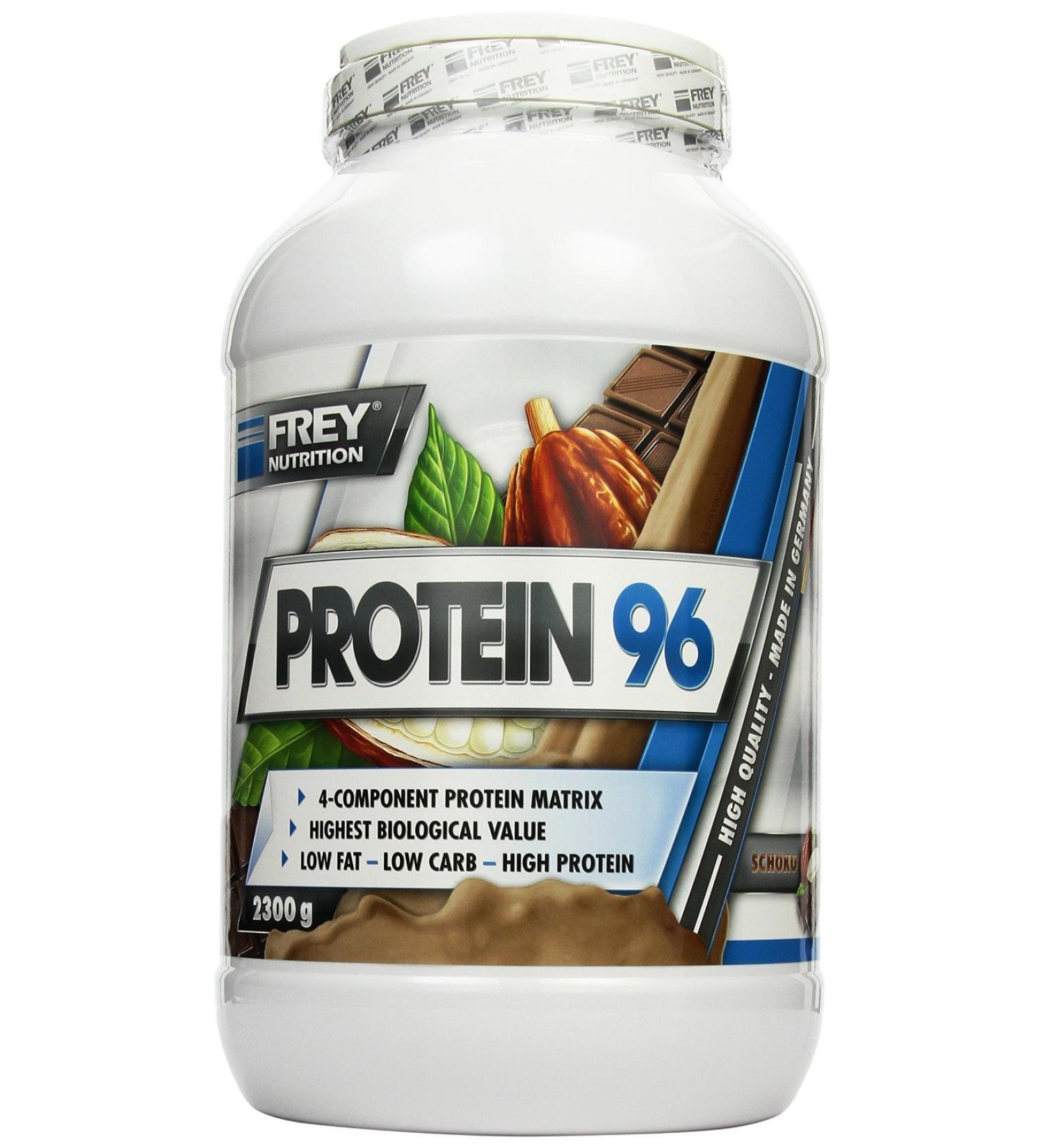 Frey Nutrition Protein 96 - 2.3 kg Chocolate | High-Quality Protein Powder for International Shipping - Buy Online on GoSupps.com