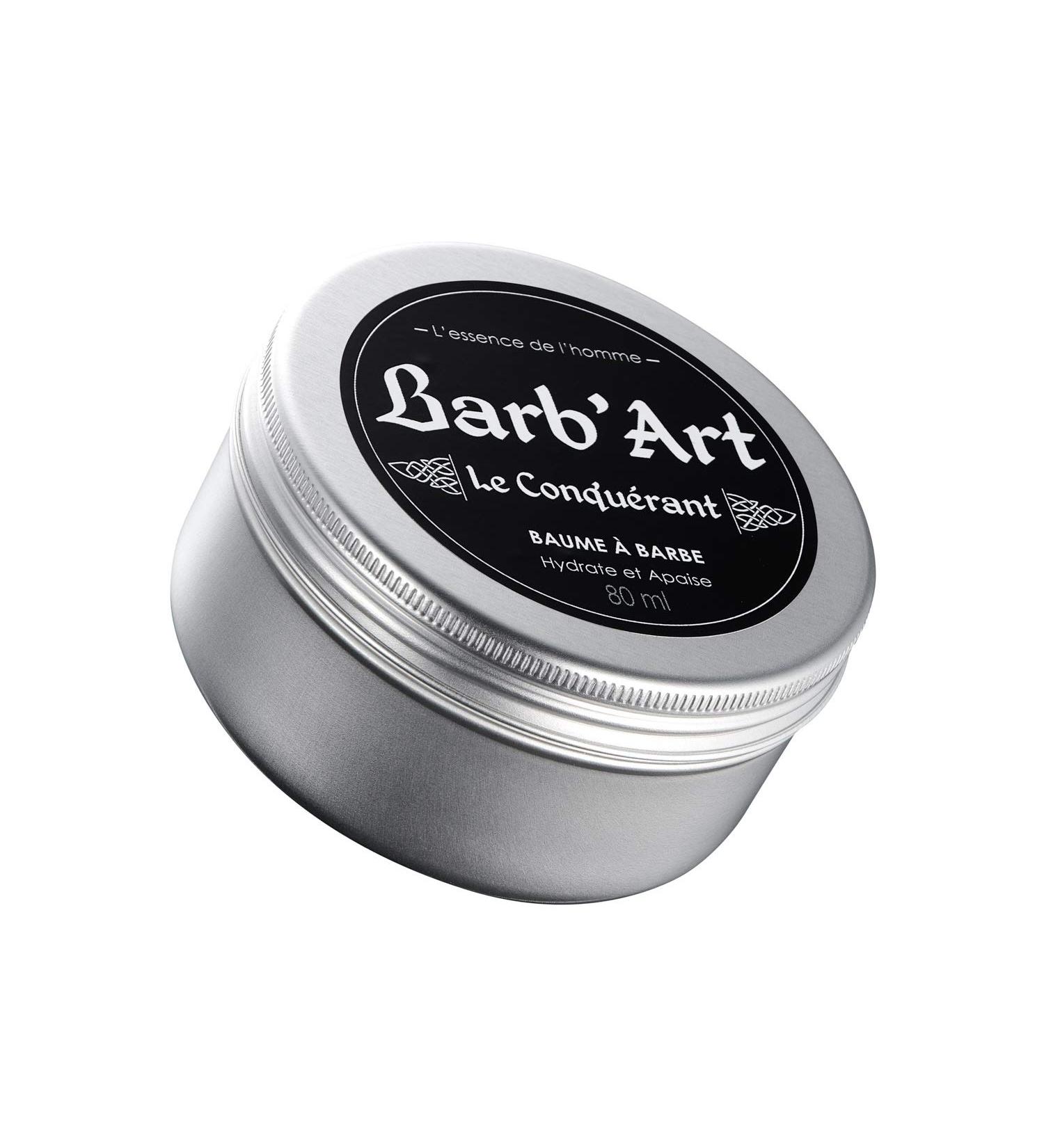 Barb'Art Barb'Art - Fabulous Beard Balm Ideal for Long or Mid-Length Beards Organic Argan Oil "Le Conquerant" 80 ml