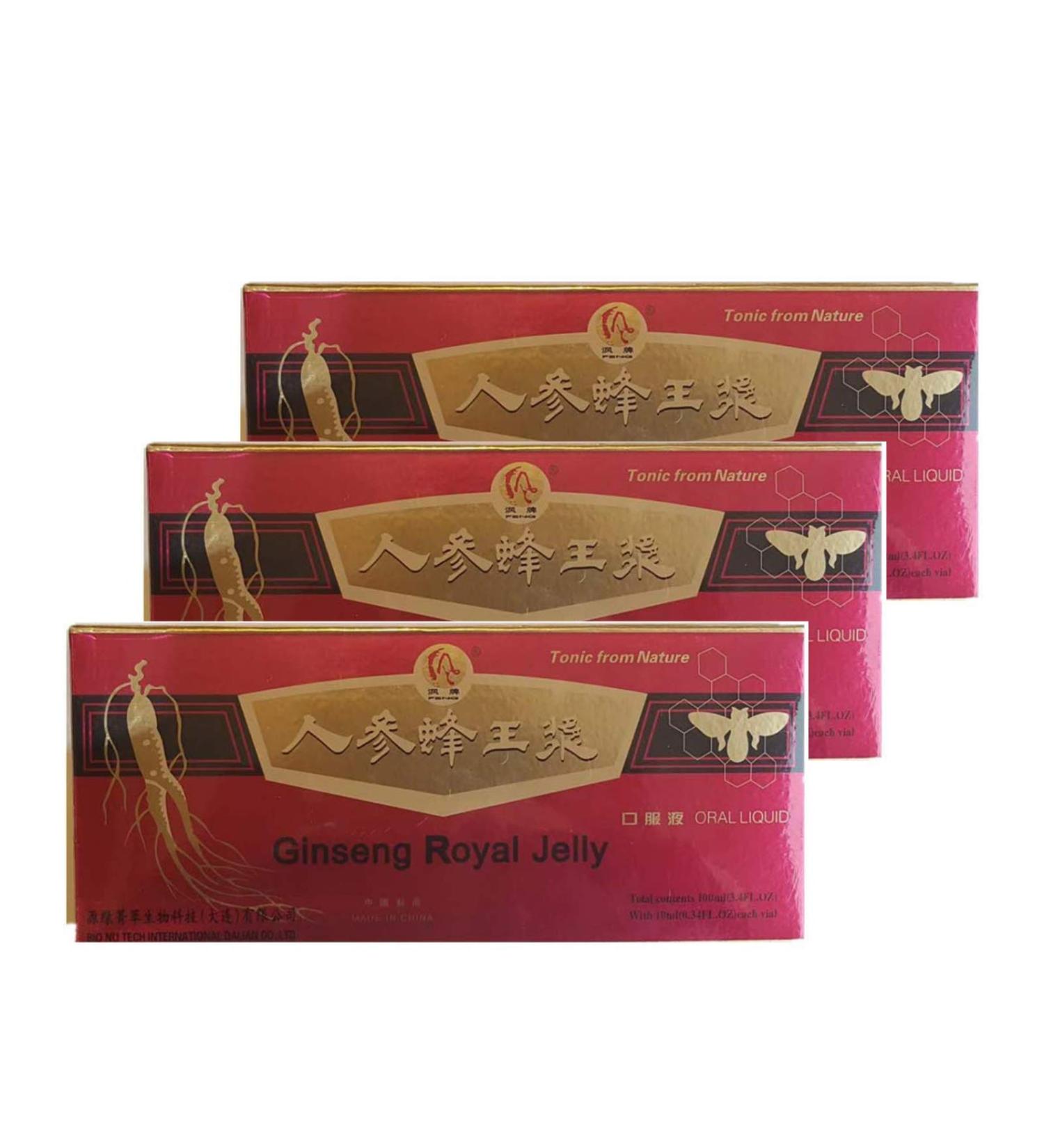  Feng 3 cans of Royal Ginseng Jelly (30 x 10ml) - Packaging may vary - Buy Online on GoSupps.com