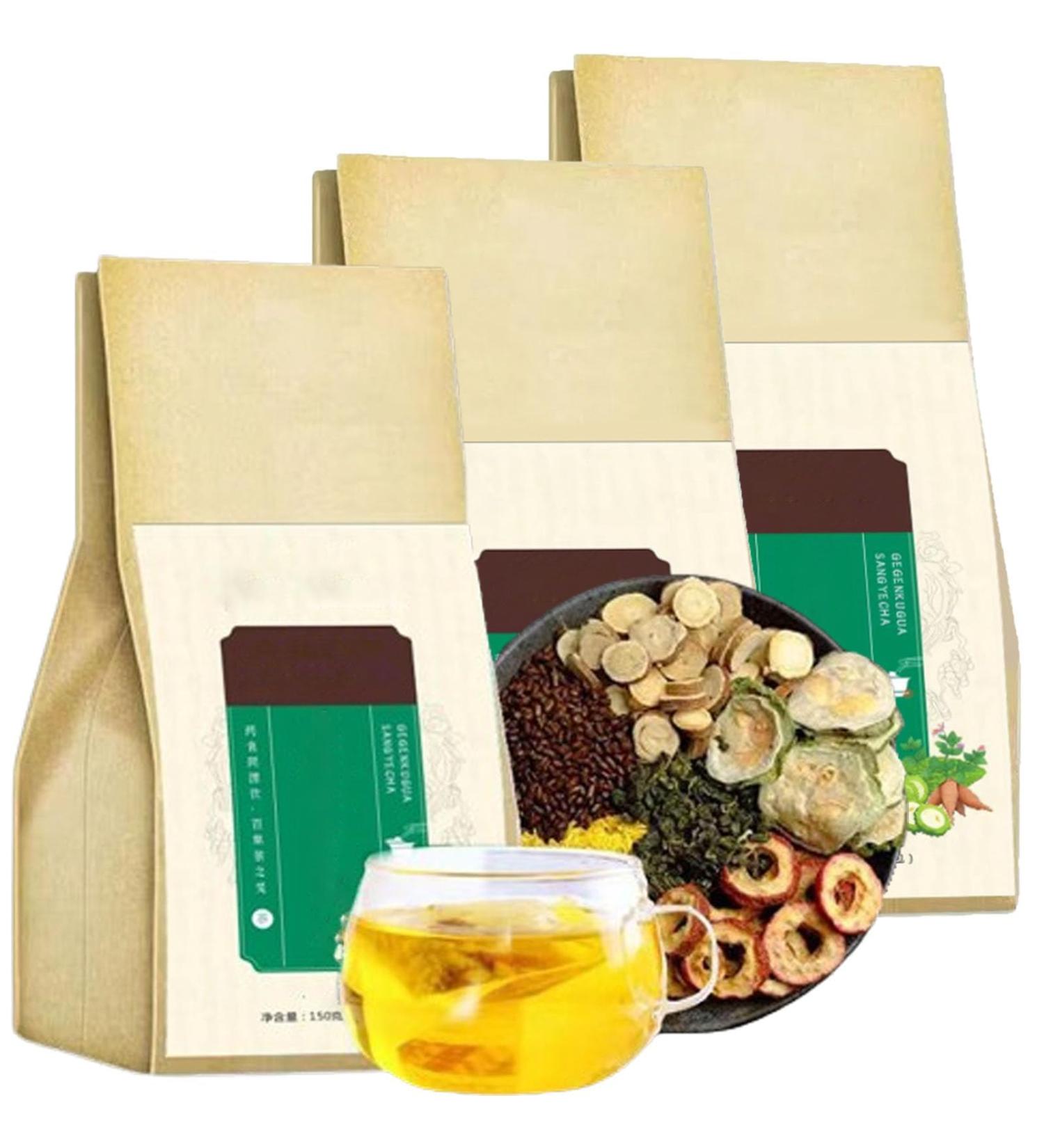 Pueraria Balsam Pear And Mulberry Leaf Tea Bitter Melon And Mulberry Leaf Tea Kudzu Bitter Melon And Mulberry Leaf Tea (3 Pack) - Buy Online on GoSupps.com