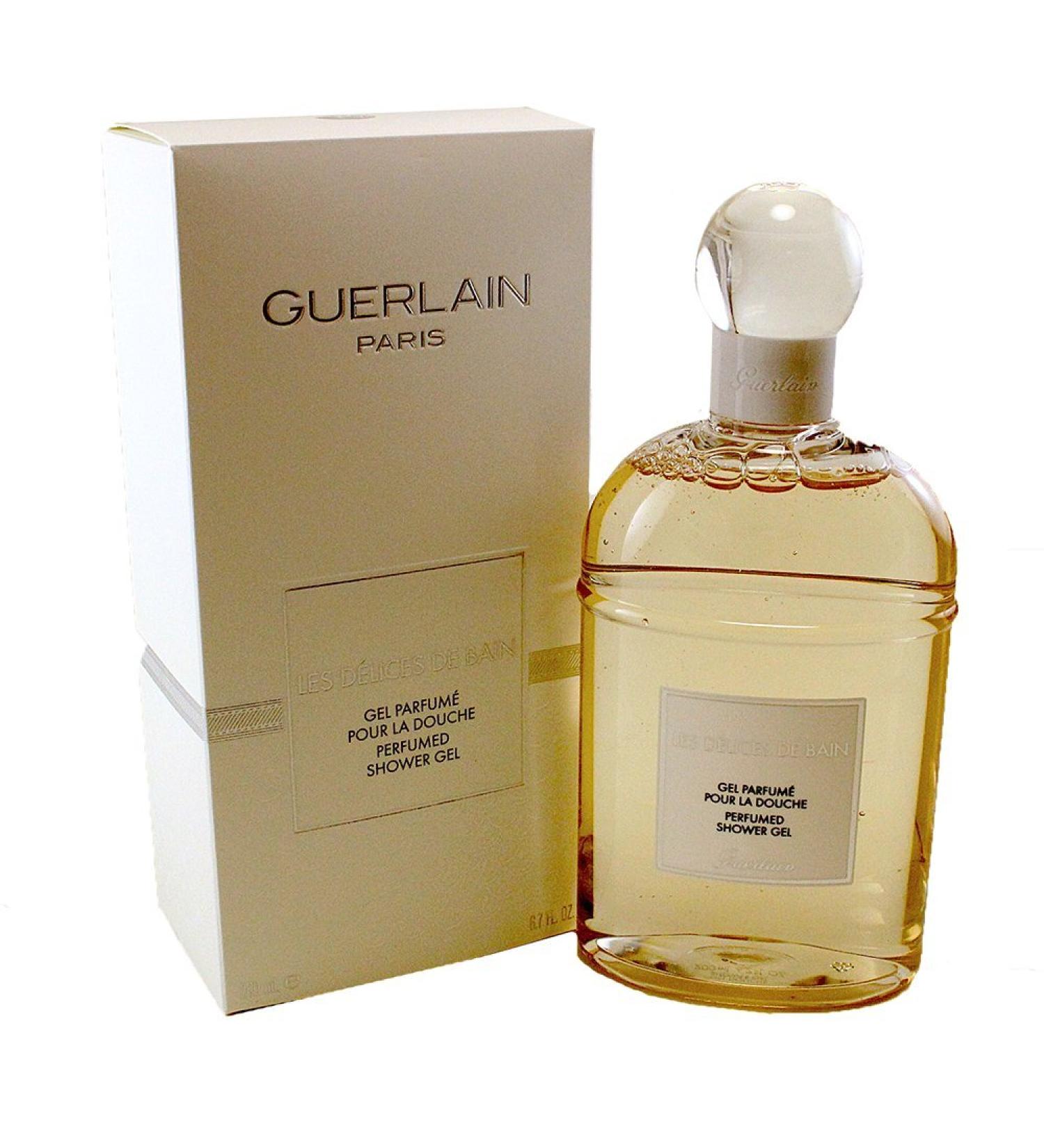 Guerlain Les Delices De Bain Perfumed Shower Gel for Women 6.7 Ounce