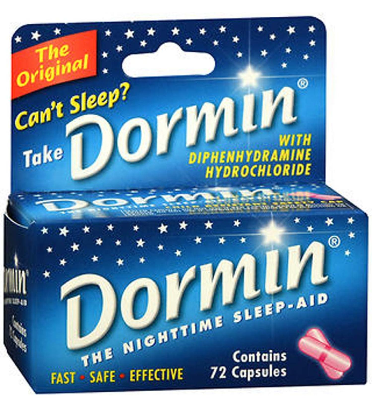 Dormin Nighttime Sleep-Aid - 72 Capsules
