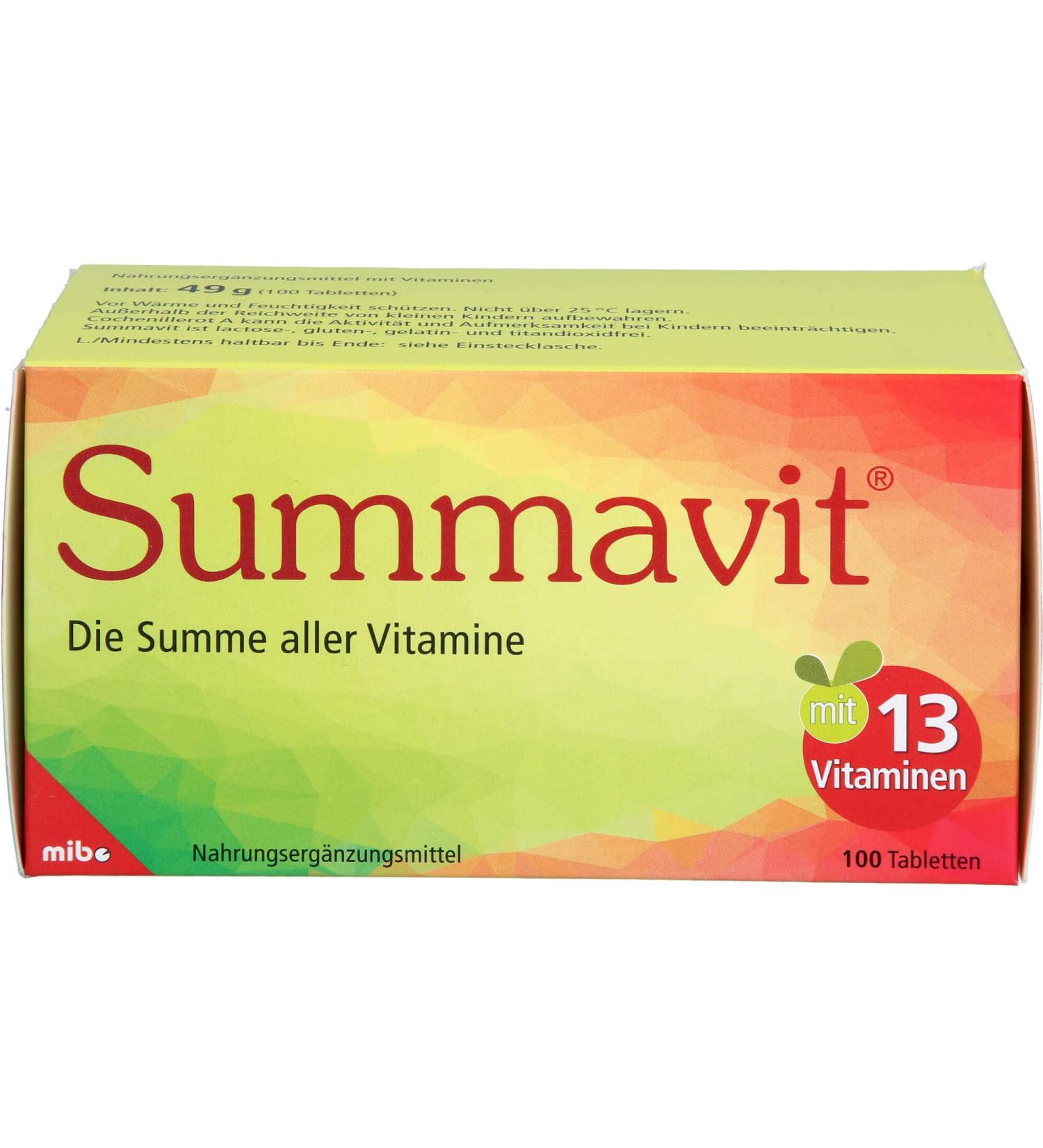 Buy Summavit Tablets Online - Premium Vitamins & Supplements for Optimal Health - Buy Online on GoSupps.com