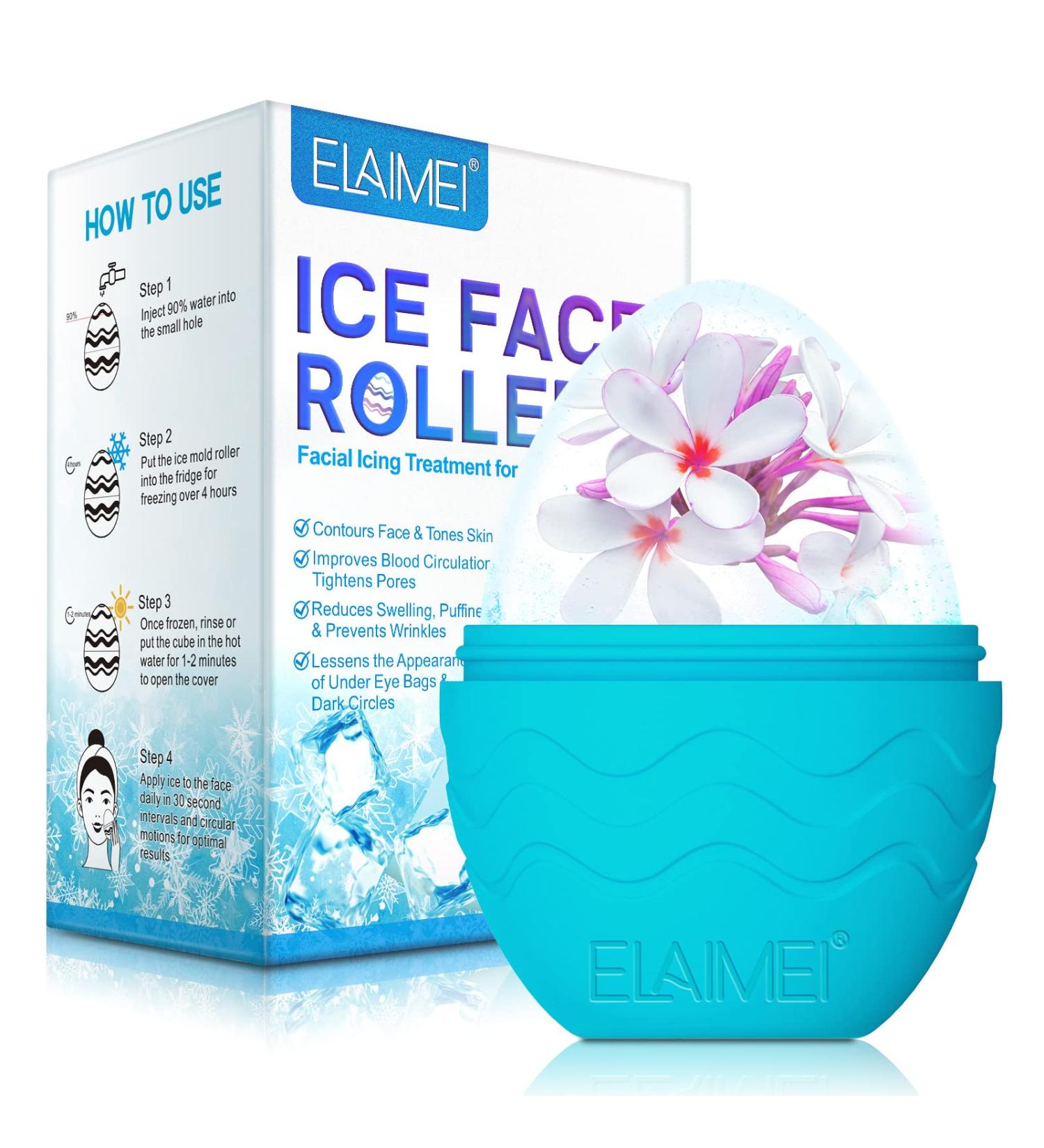 Ice Face Roller Mold - Reusable Silicone for Reducing Eye Bags & Dark Circles | Best Skin Care Tool - Buy Online on GoSupps.com