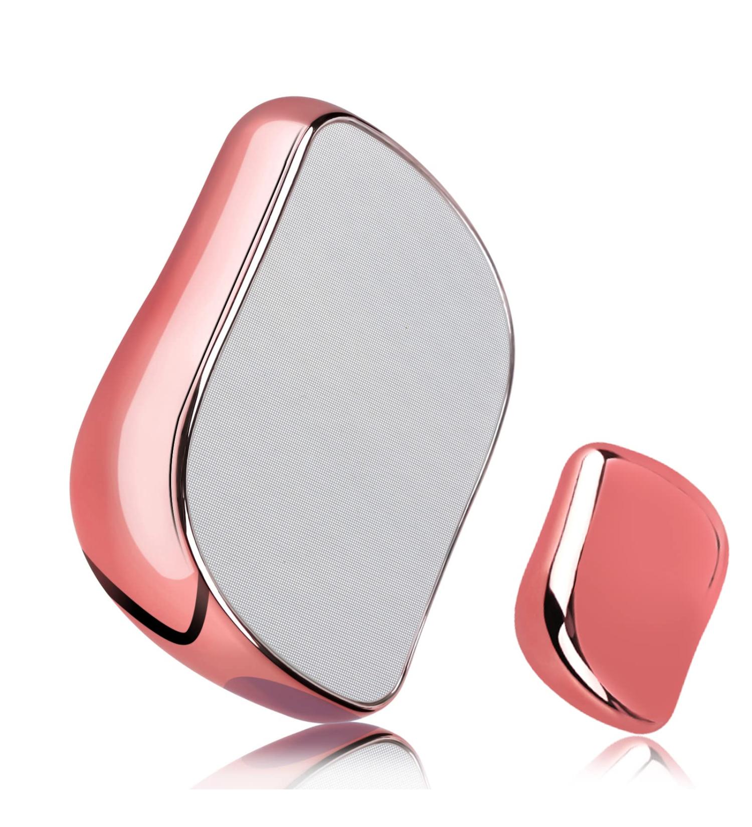 Crystal Hair Eraser: Painless Exfoliation for Men and Women - Portable, Reusable & Washable (Pink) - Buy Online on GoSupps.com