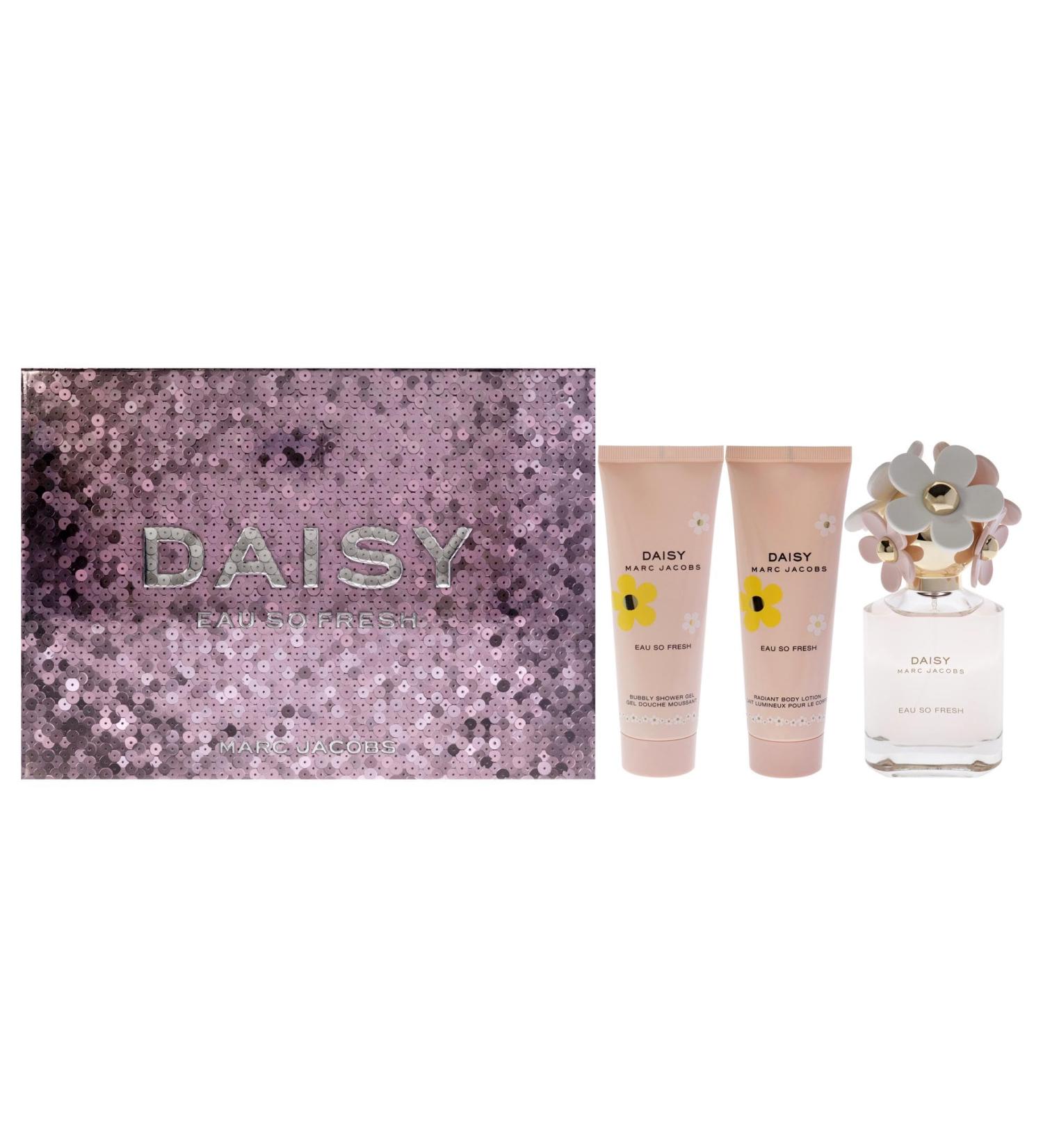 Marc Jacobs Daisy Eau So Fresh 3 Piece Gift Set for Women (Package may vary) Cedar Floral Fresh Raspberry - Buy Online on GoSupps.com