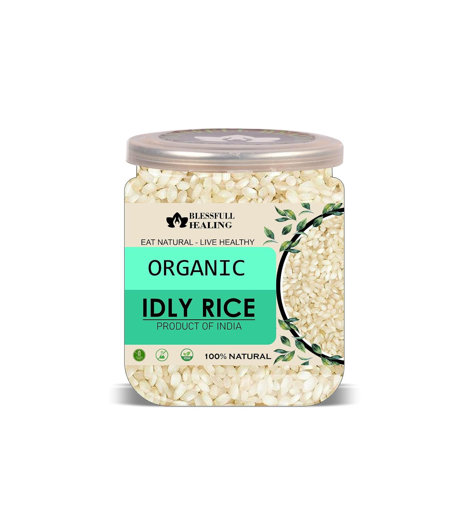 Blessfull Healing Organice IDLY Rice 1 lb (453 Gram) - Buy Online on GoSupps.com