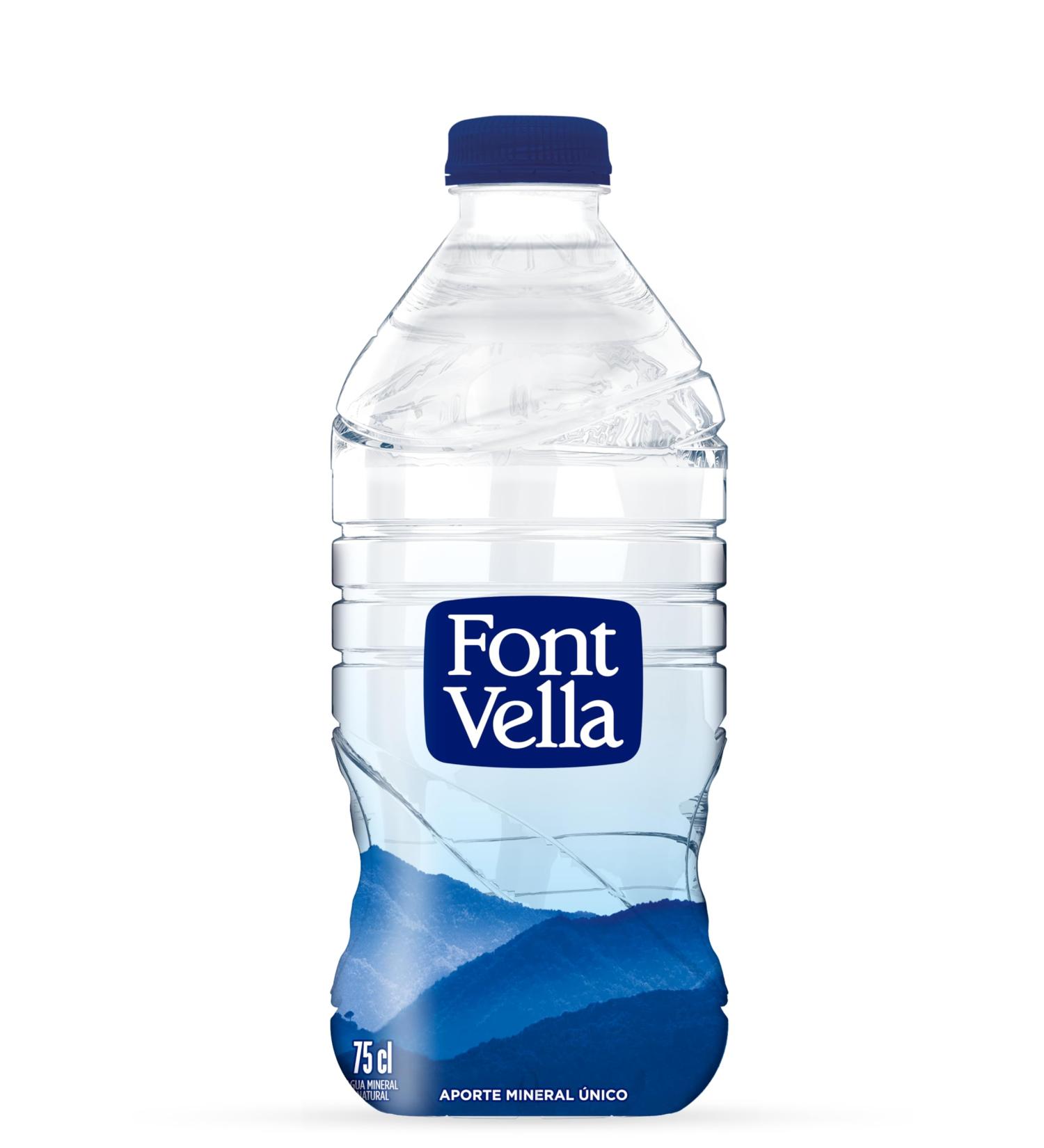 Font Vella Mineral water bottle with sports cap 75 cl