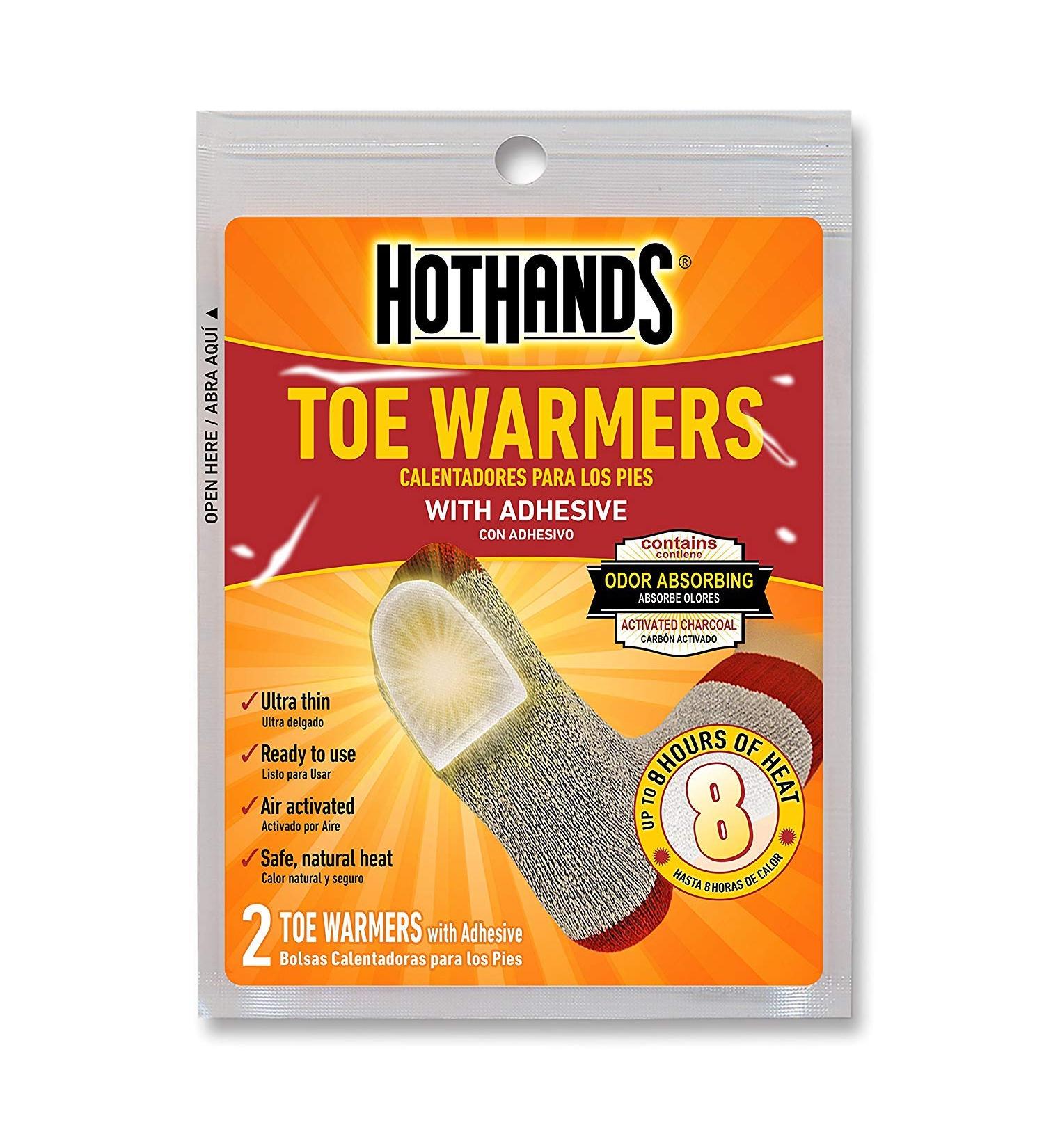 HotHands Toe Warmers - 5 Pair Pack | Long-Lasting Heat for Toes - Buy Online on GoSupps.com
