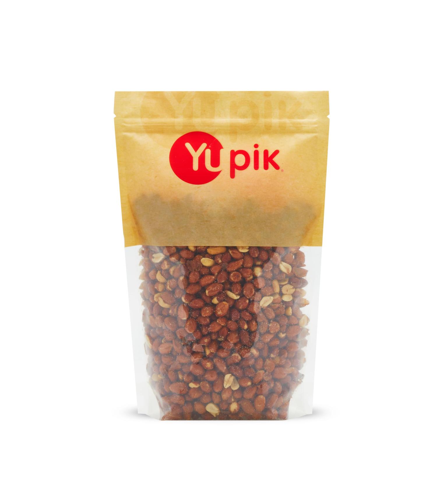 Yupik Roasted Salted Red Skin Peanuts 1 kg Kosher Vegan Nuts with Skins Seasoned Nuts Crunchy Savory Snacks Source of Fiber Protein Snacks 1 kg (Pack of 1) - Buy Online on GoSupps.com