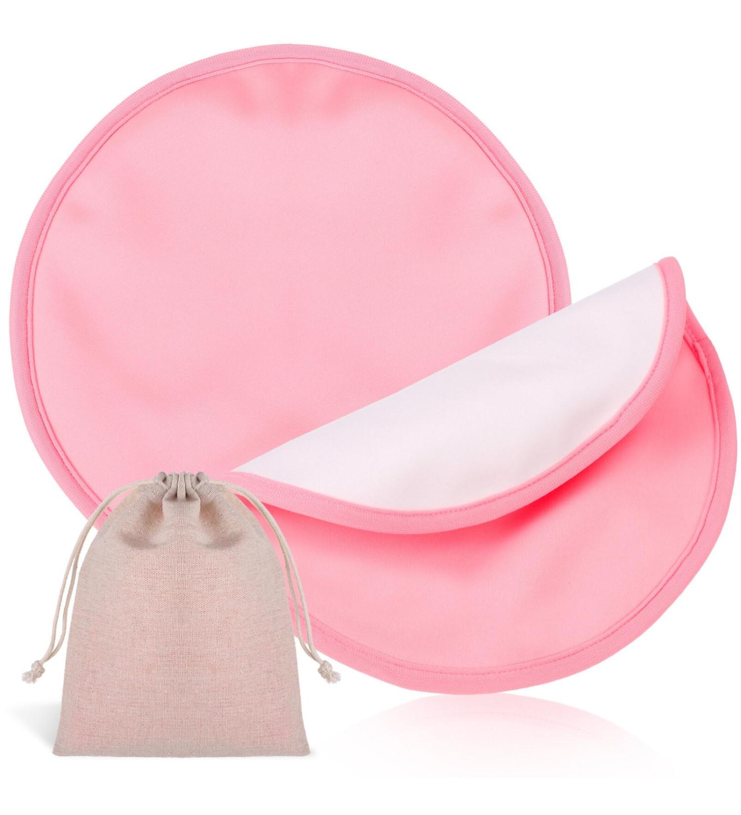 Buy Gleavi Pads: Reusable Castor Oil Breastpack & Inserts - 2 Pink + Storage Bag for Breastfeeding - Buy Online on GoSupps.com