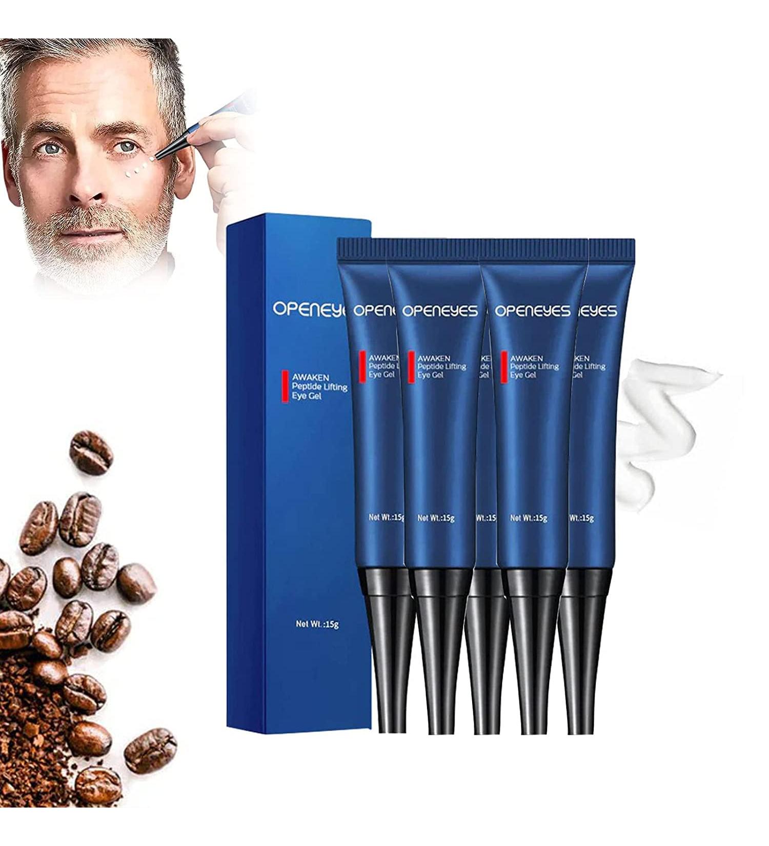 OPENEYES Awaken Peptide Lifting Eye Gel - Anti-Wrinkle & Firming Formula for Puffiness, Dark Circles & Bags - 1pc - Buy Online on GoSupps.com