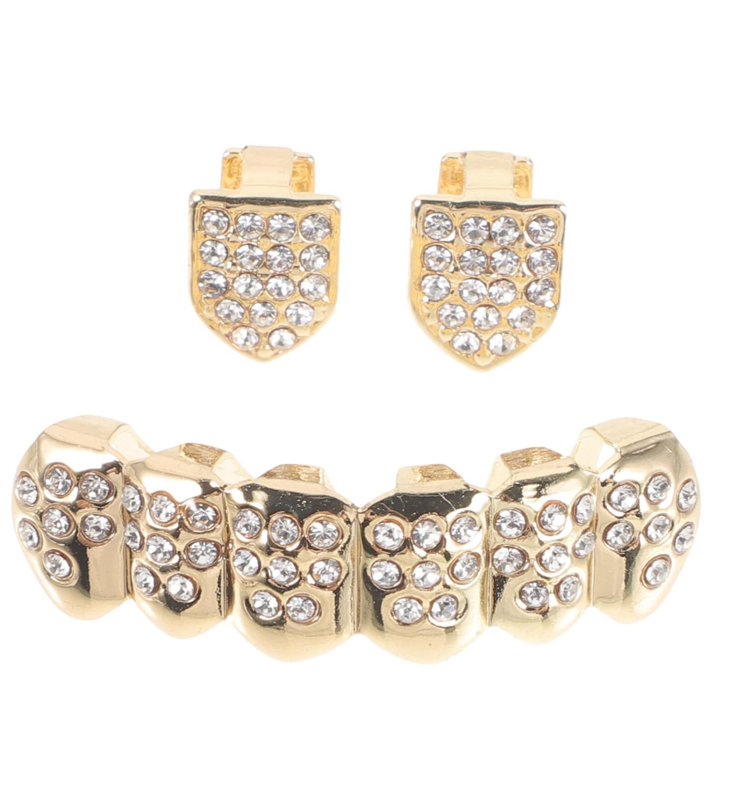 Didiseaon 1 Set Halloween Costumes Griddle Grill Fake Teeth Mouth Grills for Women Braces Funny Vampire - Buy Online on GoSupps.com