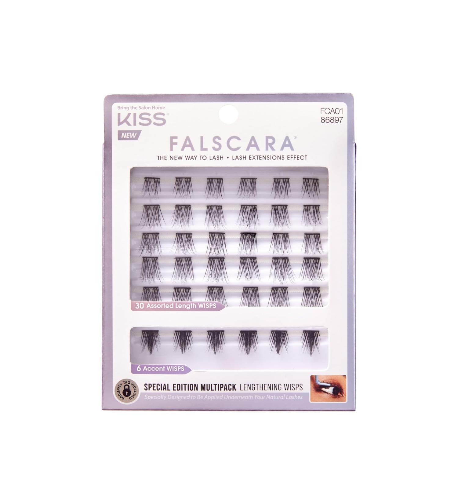 KISS FALSCARA False Eyelash Wisps Special Edition Multipack Lengthening Wisps 36 Ct. - Buy Online on GoSupps.com