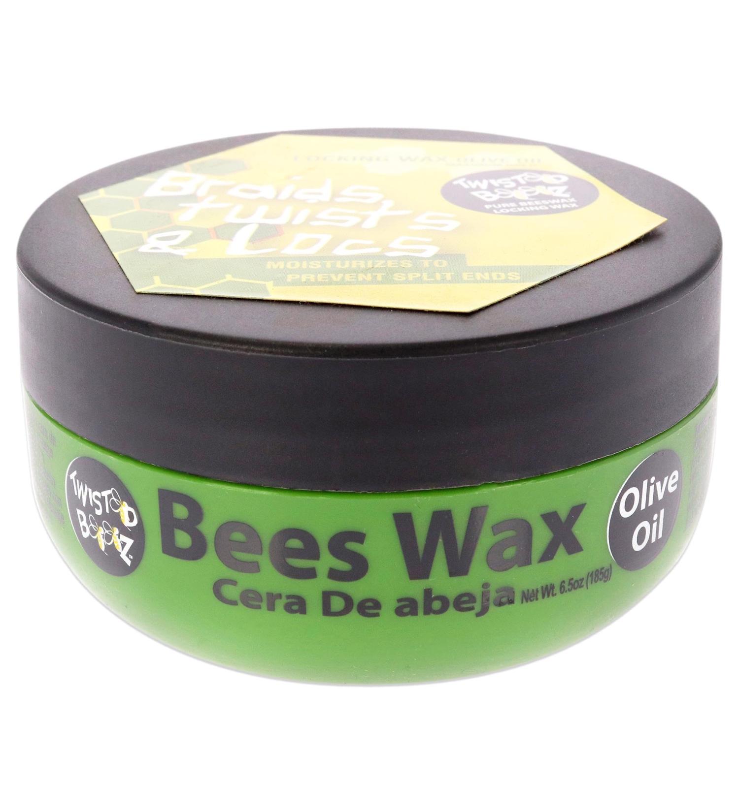 Eco Style Ecoco Twisted Bees Wax - Olive Oil - Hydrates And Protects Hair - No Flaking Alcohol And Build-Up Free - Firm Hold - Tames Frizz - Ideal For Braids Locs And Dry Brittle Hair - 6.5 Oz