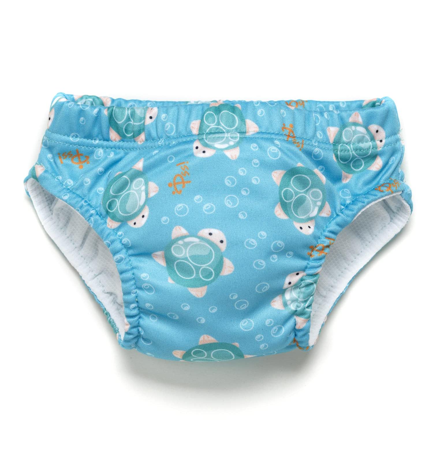Buy PSS! Baby Swim Diaper - Little Turtles Model L (3-8 kg) - Unisex Absorbent Reusable Waterproof - Shop Now! - Buy Online on GoSupps.com