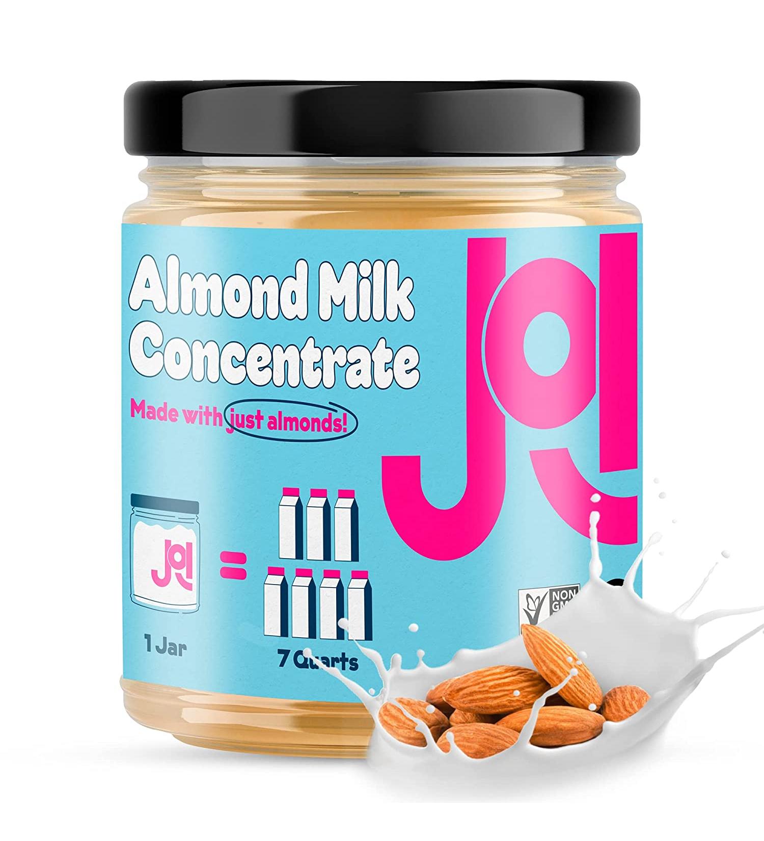 Almond Milk Unsweetened Concentrate by JOI - 27 Servings - Vegan  Kosher  Shelf-Stable  Keto-Friendly  & Gluten-Free - Use for Almond Milk Powder Substitute  Coffee Creamer  Add to Smoothies and Tea Almond 15 Ounce (Pack o - Buy Online on GoSupps.com