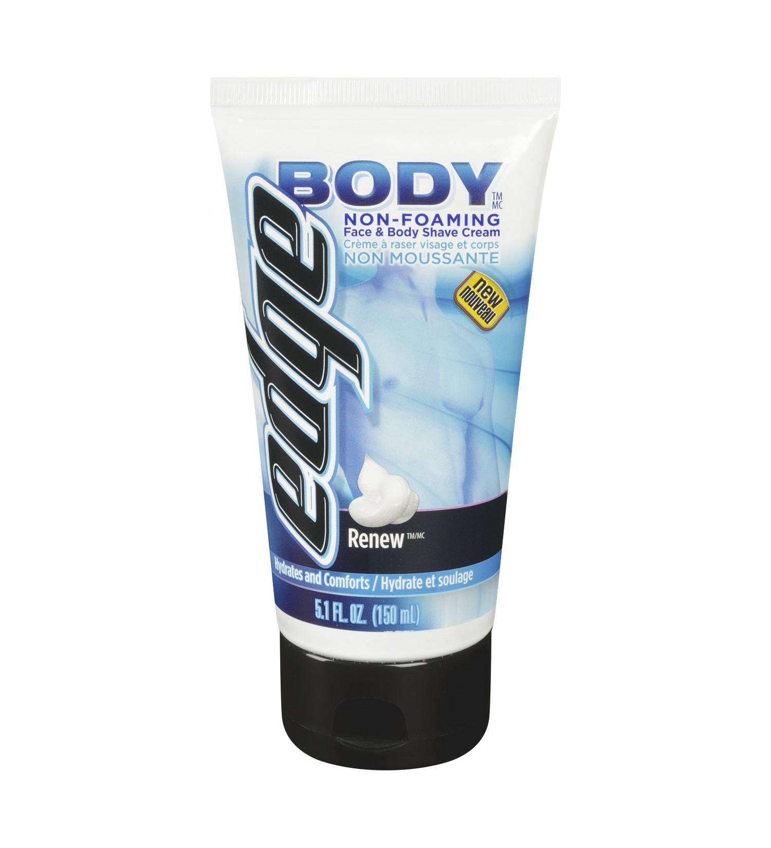 Edge Body Renew Shave Cream for Face & Body - 5.1 oz | Best International Shipping - Buy Online on GoSupps.com