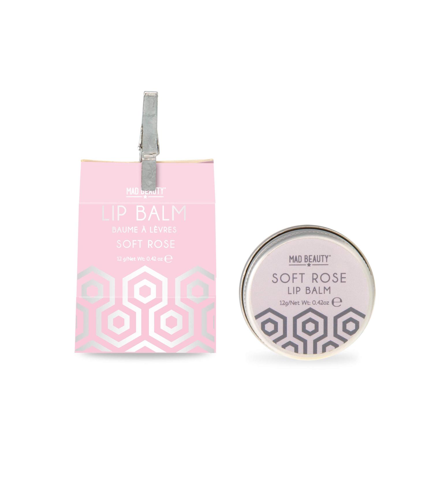 Splash Of Silver Lip Balm - Soft Rose