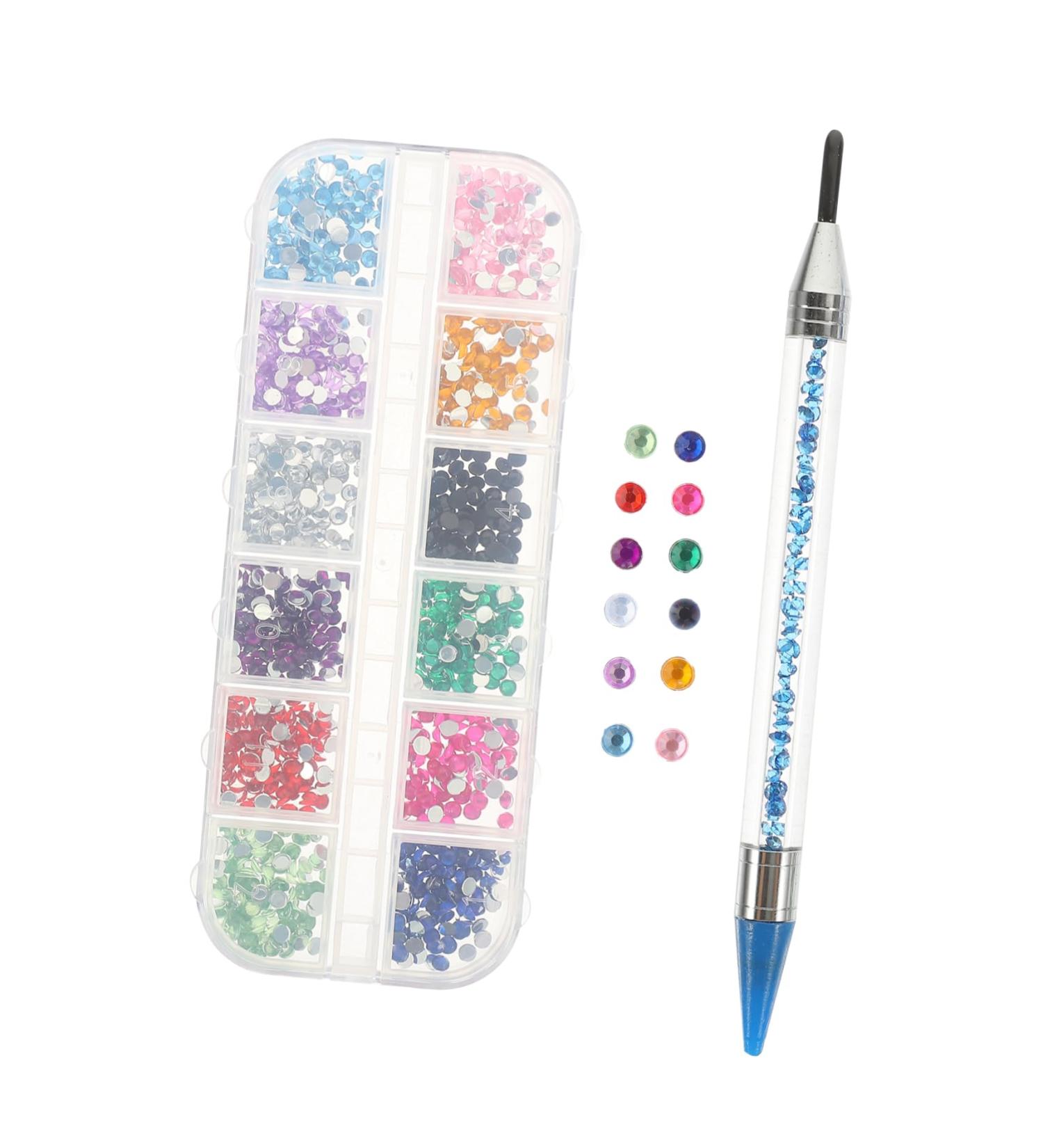 Housoutil 1 Set Dotting Tools Rhinestone for Nails Crystal Rhinestones Jewelry Kits Rhinestones Picker Flatback Rhinestones Blue Suit Color Beads Jewel Picker Gemstone Beads Charm Dot Pen - Buy Online on GoSupps.com