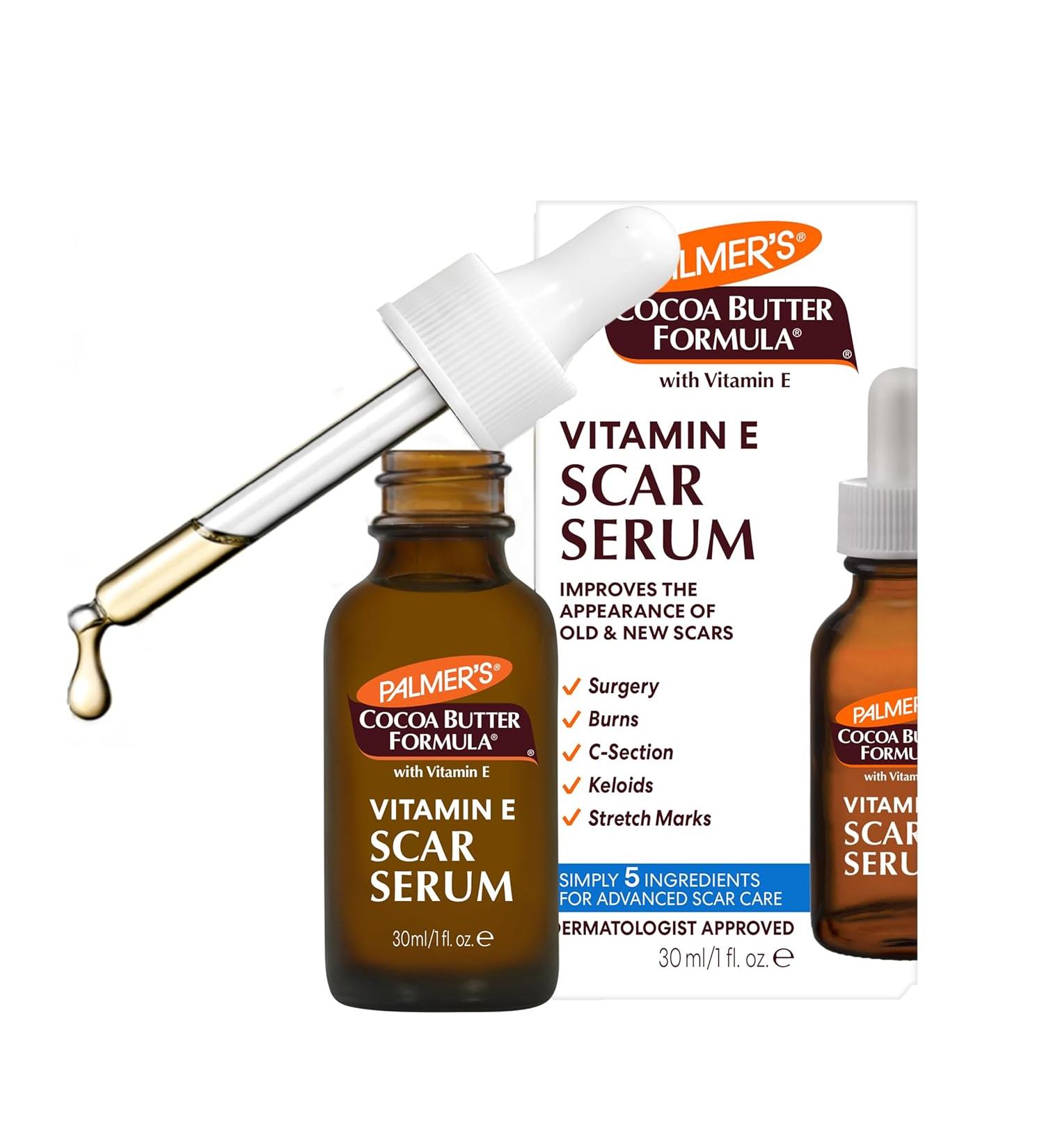 Palmer's Cocoa Butter Scar Serum 1 oz - Effective Scar Treatment & Skin Repair - Buy Online on GoSupps.com
