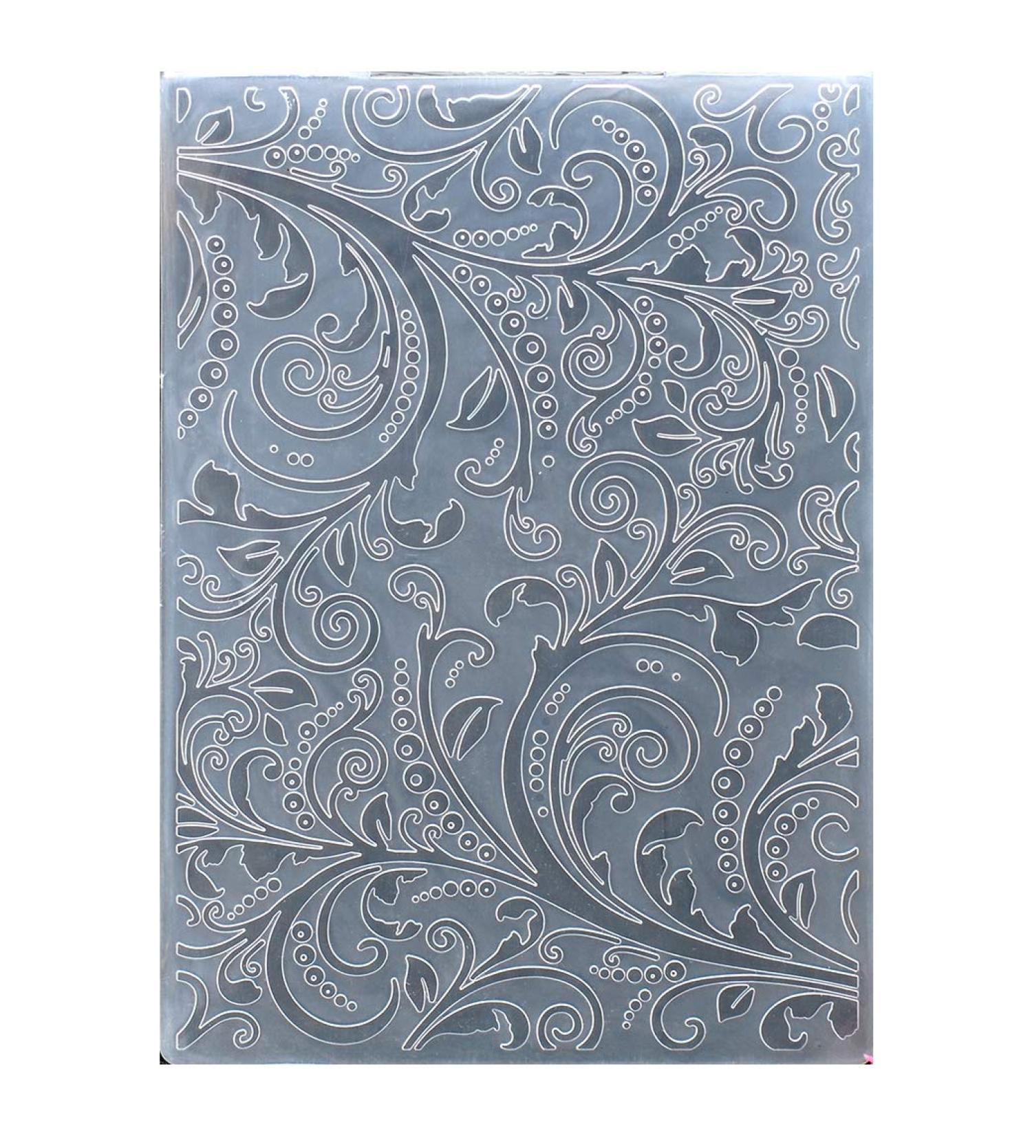 Kwan Crafts Leaves Plastic Embossing Folders - Card Making, Scrapbooking & Paper Crafts - Buy Online on GoSupps.com
