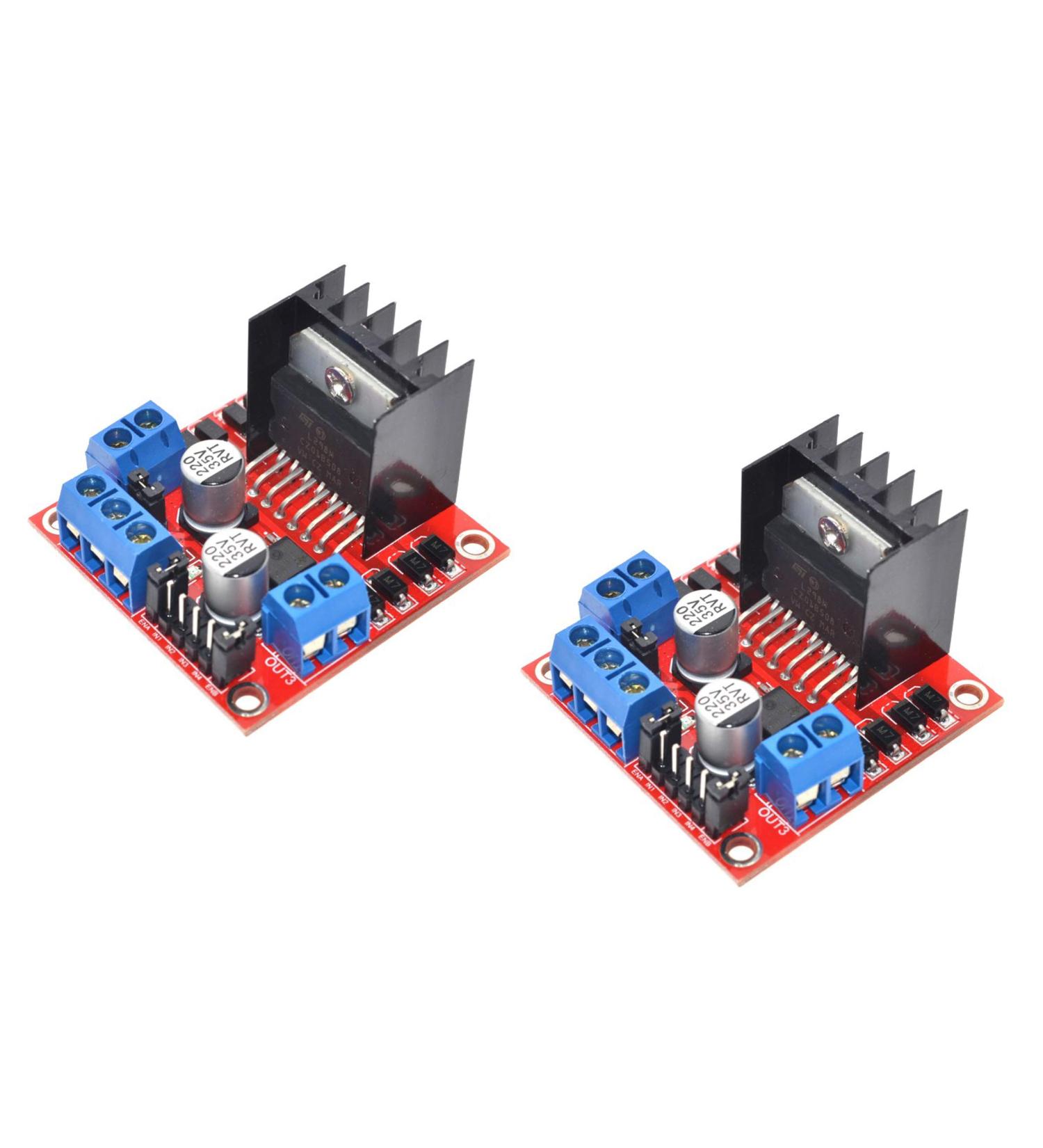 L298N Dual H Bridge PWM Stepper Motor Drive Controller Board Module (Pack of 2) - Buy Online on GoSupps.com