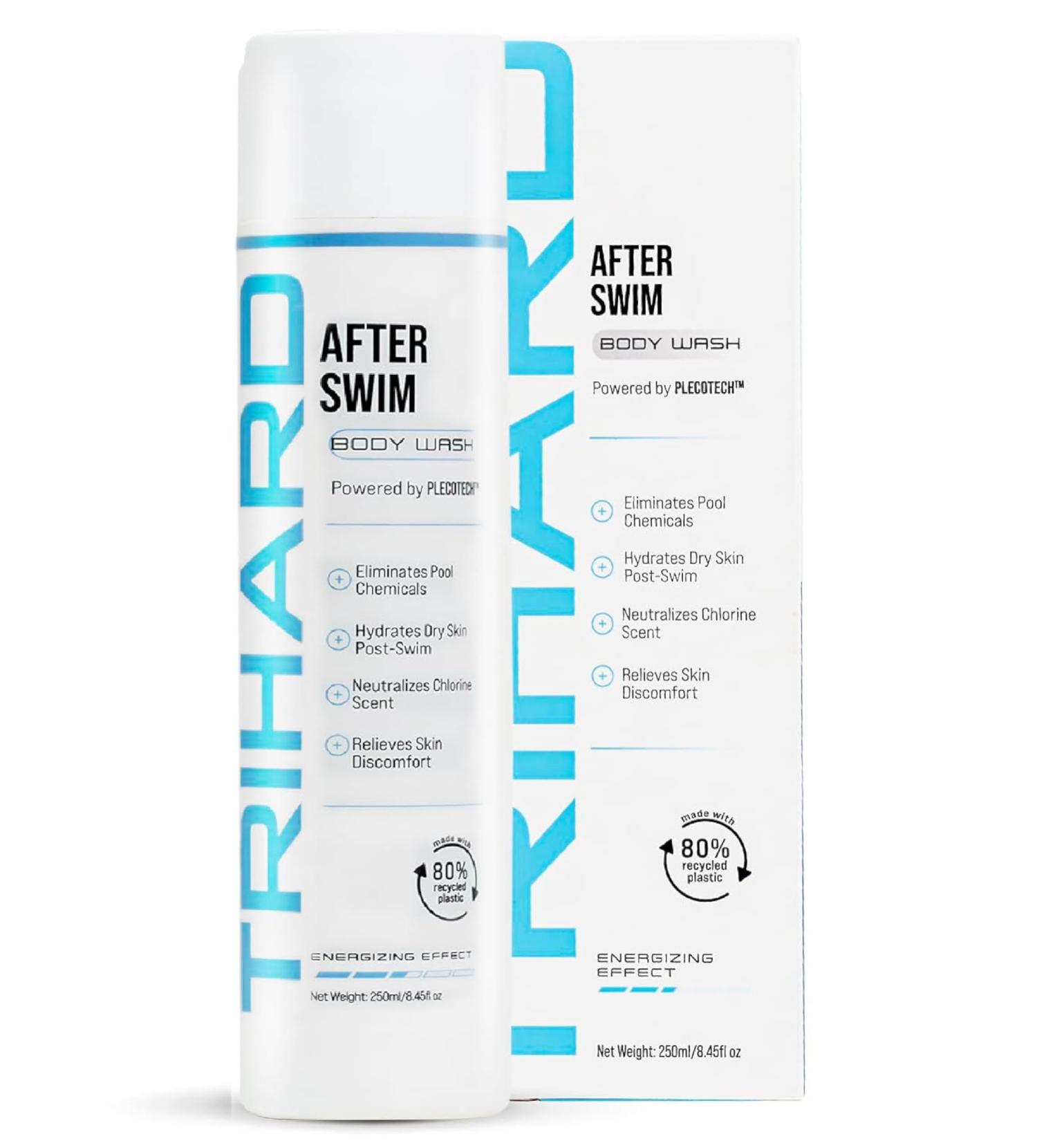 TRIHARD Chlorine Removal Body Wash | Luxurious Natural Hydration for Post-Swim | Ideal for Ocean & Pool Use - Shop Internationally - Buy Online on GoSupps.com
