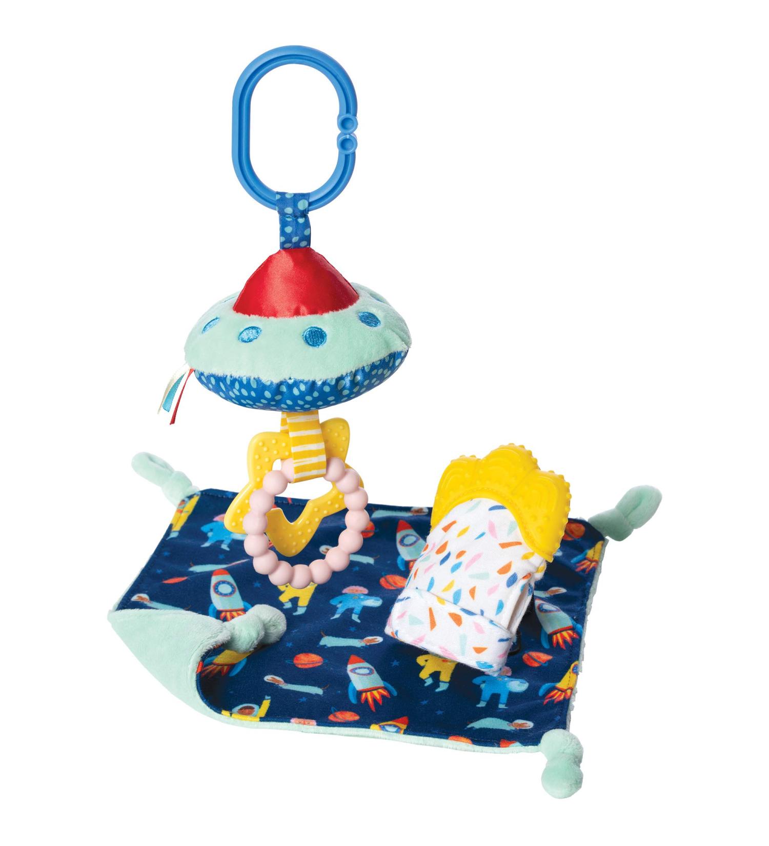 Manhattan Toy Space Themed Baby Gift Set - Teething Mitt, Lovie, Teether, Rattle - Buy Online on GoSupps.com
