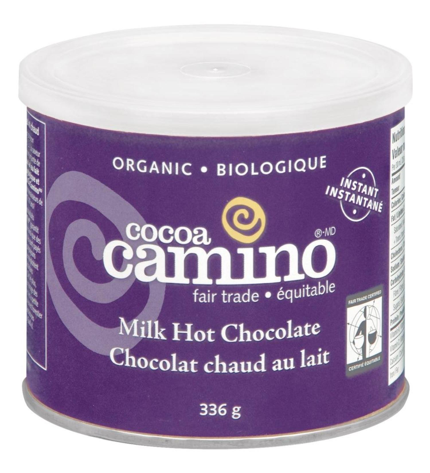 Camino Organic Instant Hot Chocolate - Milk Hot Chocolate (6x336g)