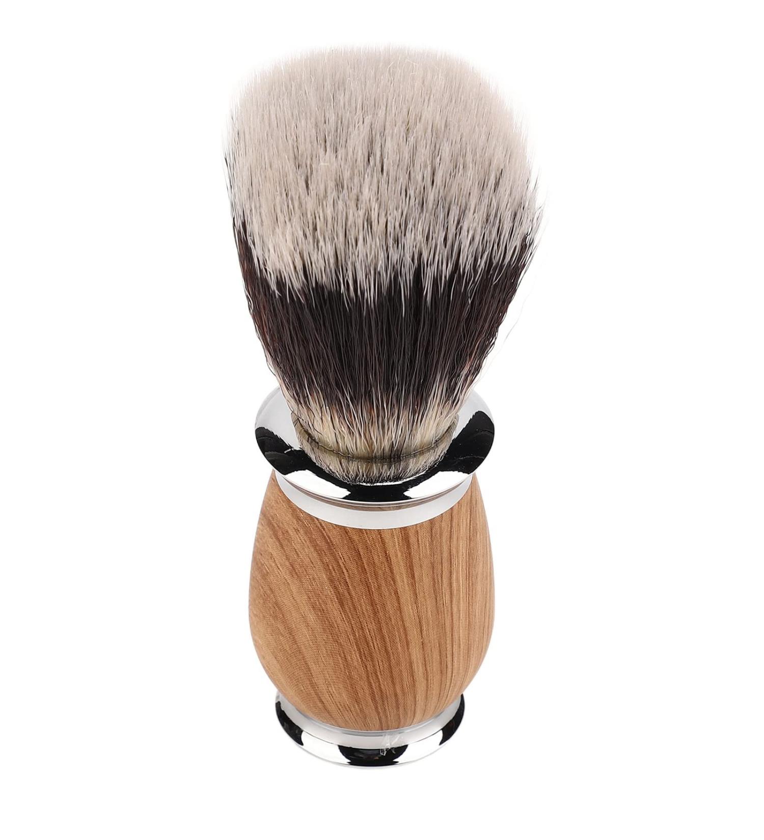 Professional Handmade Hair Razor Brush - Men's Shaving Brush with Wooden Handle for Salon & Home Use - Perfect for Double Edge & Straight Razors - Buy Online on GoSupps.com