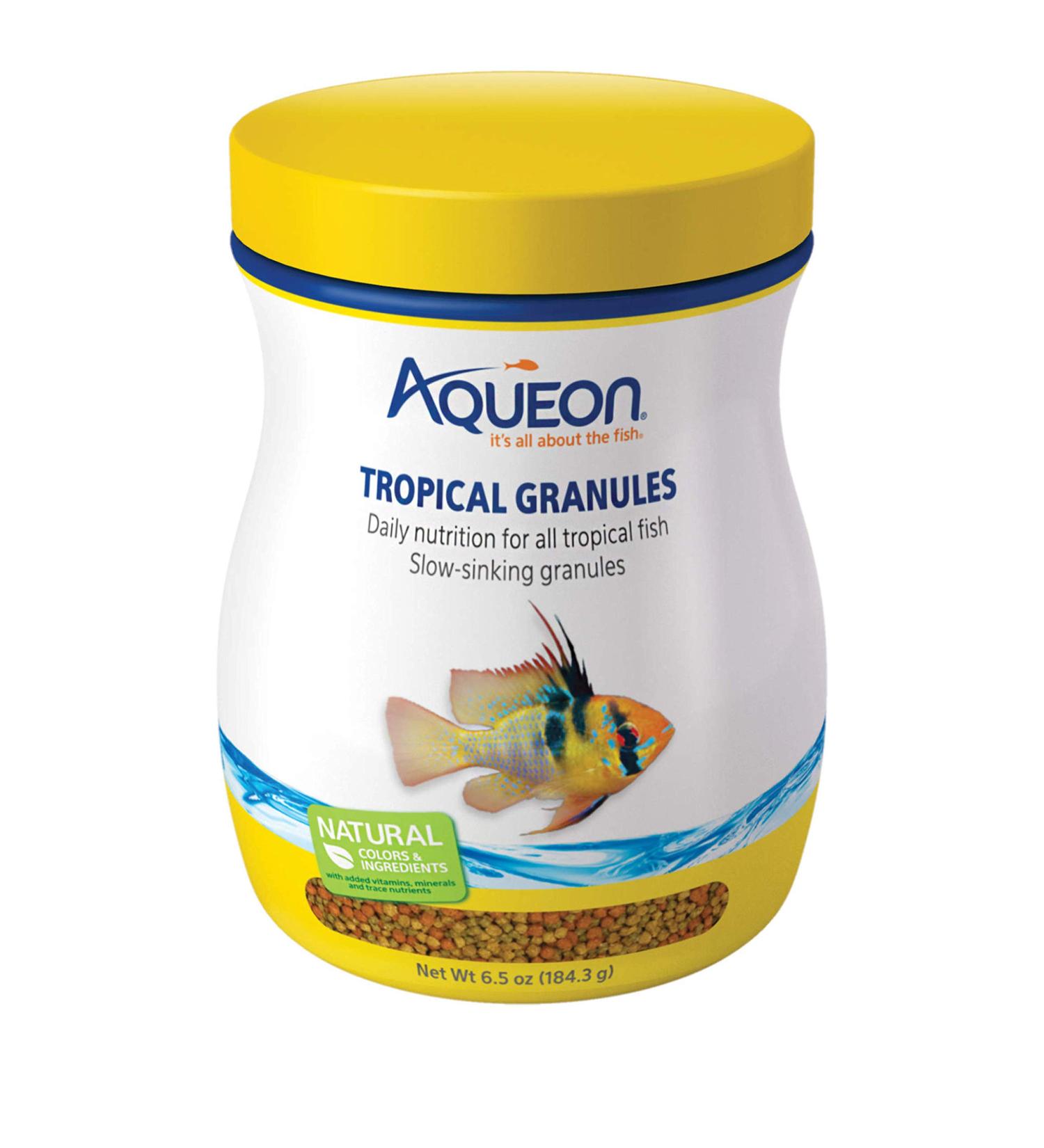 Aqueon Tropical Granules 6.5 oz - Premium Fish Food for Vibrant Tropical Fish - Buy Online on GoSupps.com