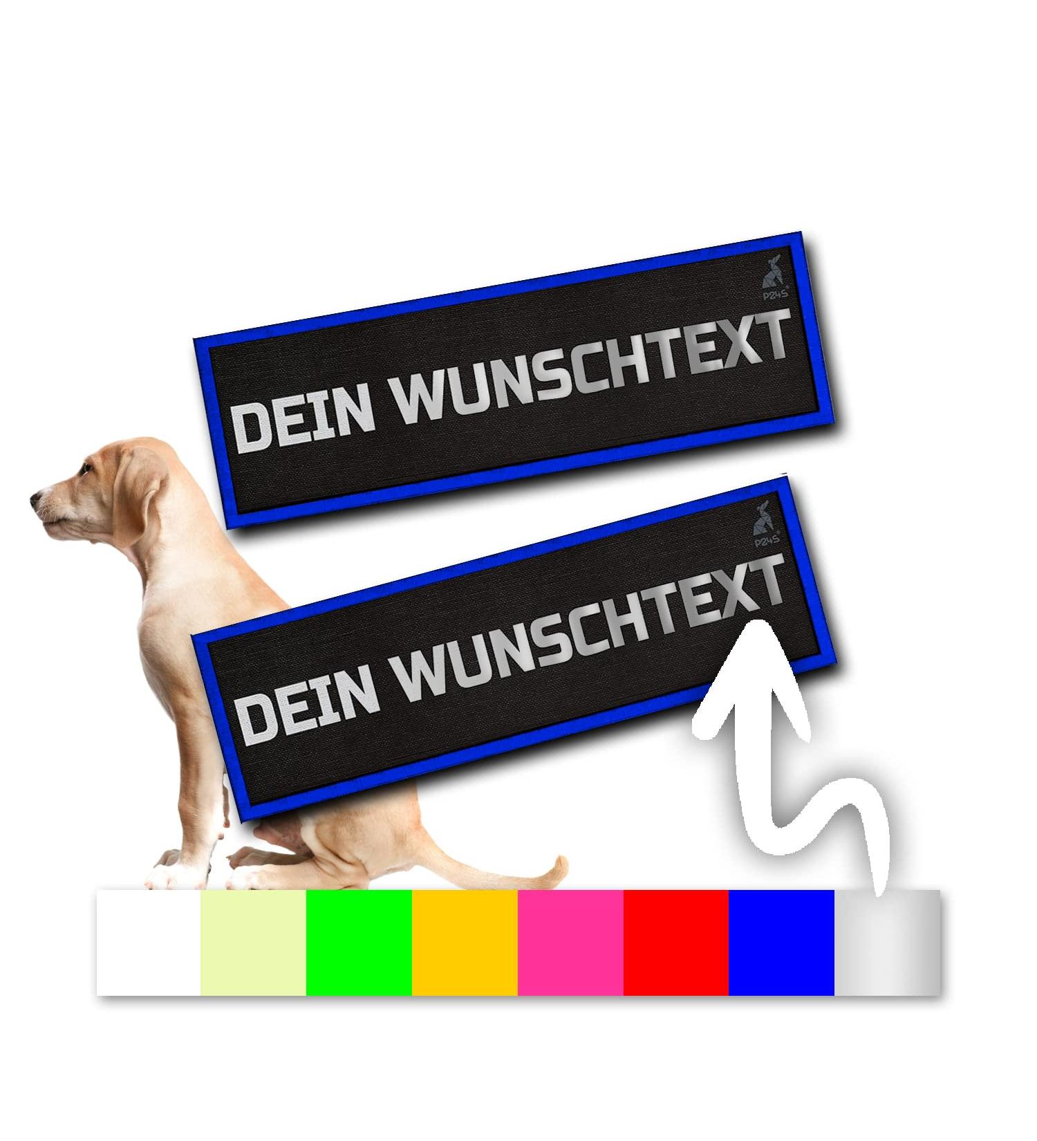 Customizable P24S K9 Dog Harness - Velcro Stickers for Small & Medium Dogs | Personalize with Name - Small Blue - Buy Online on GoSupps.com