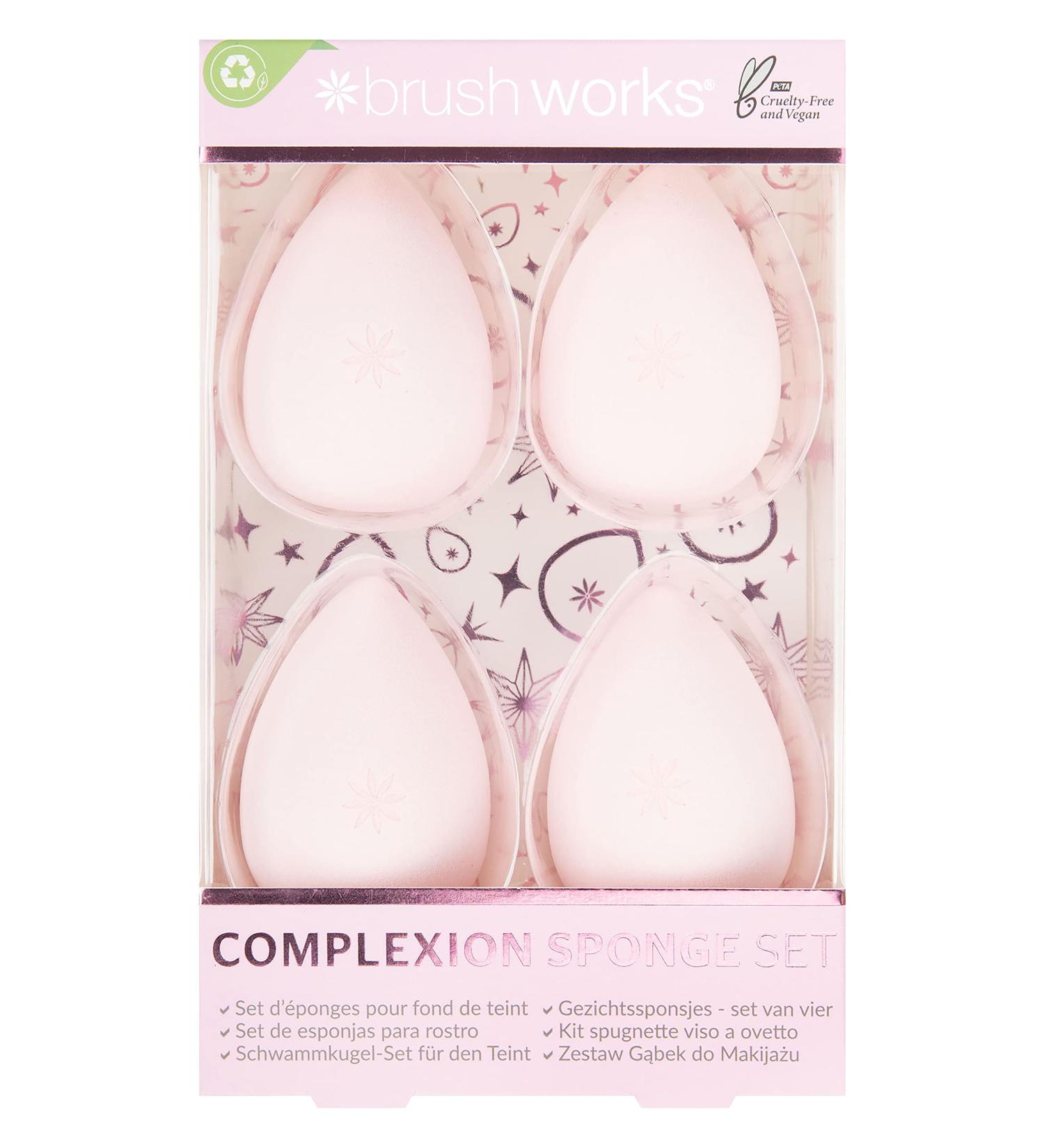 Brushworks Complexion Sponge Bauble Set One Size Pink 25 12 110 - Buy Online on GoSupps.com
