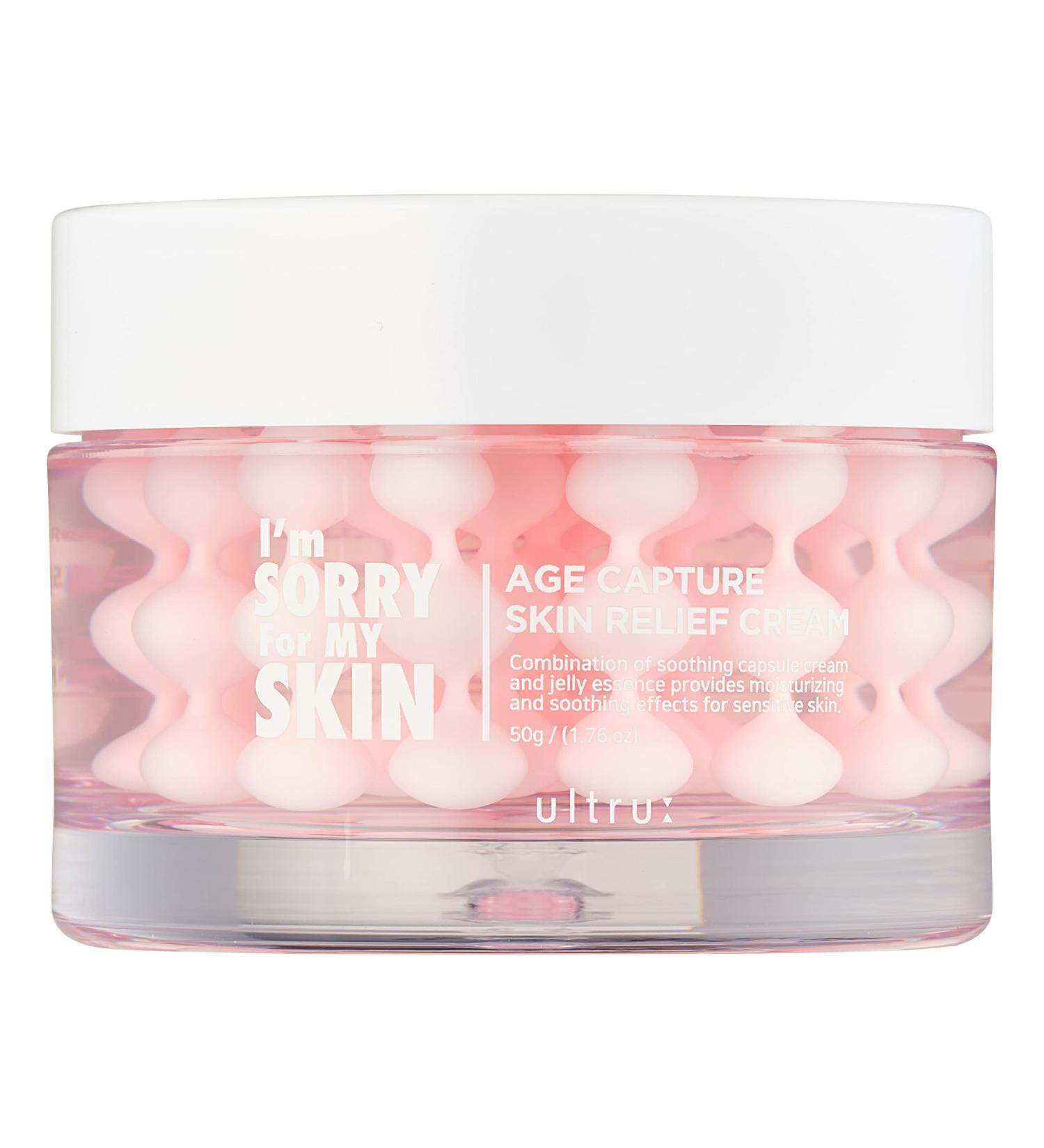 I M Sorry For My Skin Age Capture Facial Cream - Korean Moisturizer with Hyaluronic Acid Anti-Aging Gel-Cream for Face & Neck 1.76 oz - Buy Online on GoSupps.com