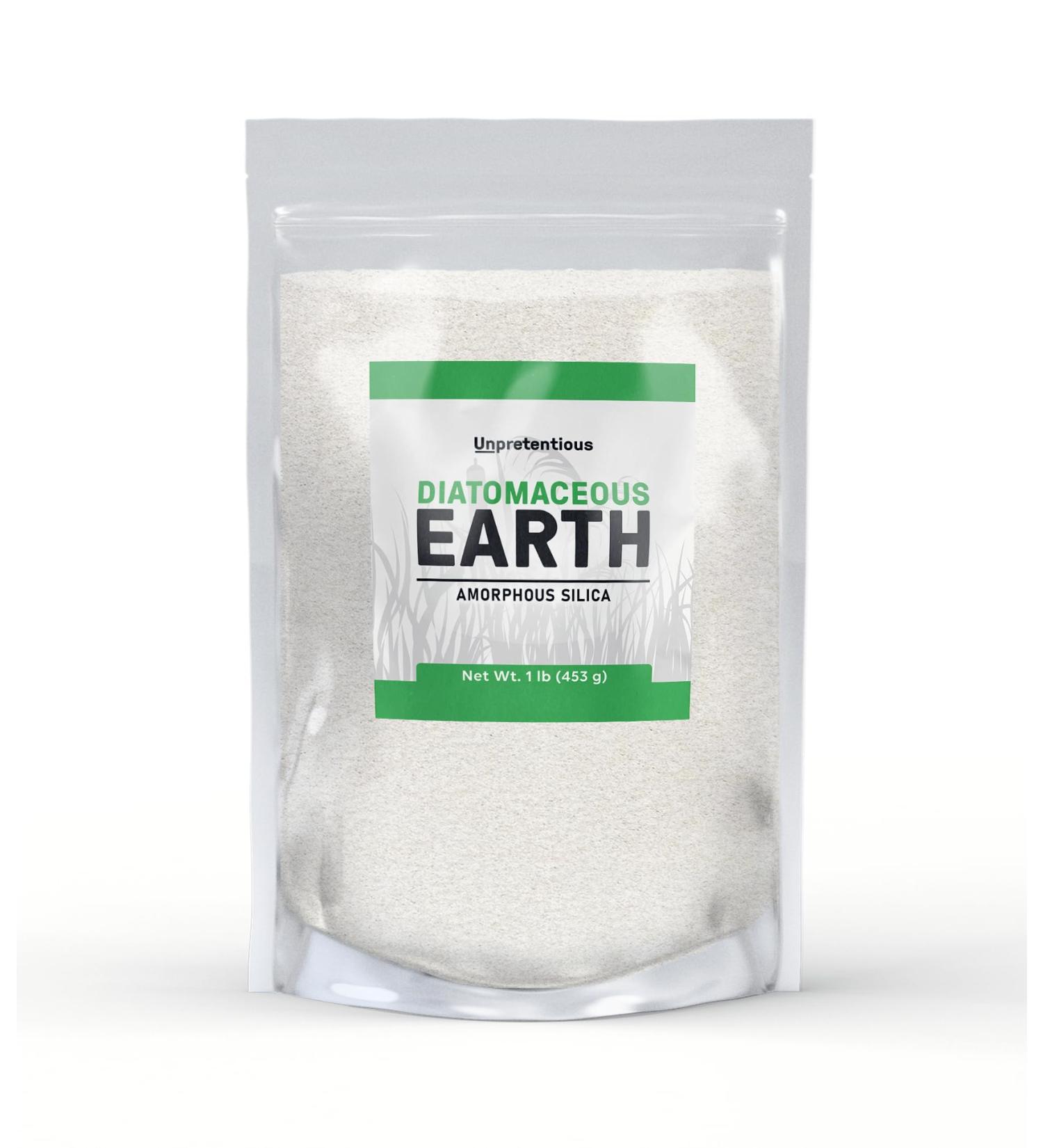 Unpretentious Diatomaceous Earth Freshwater Amorphous Silica (16 Ounces)