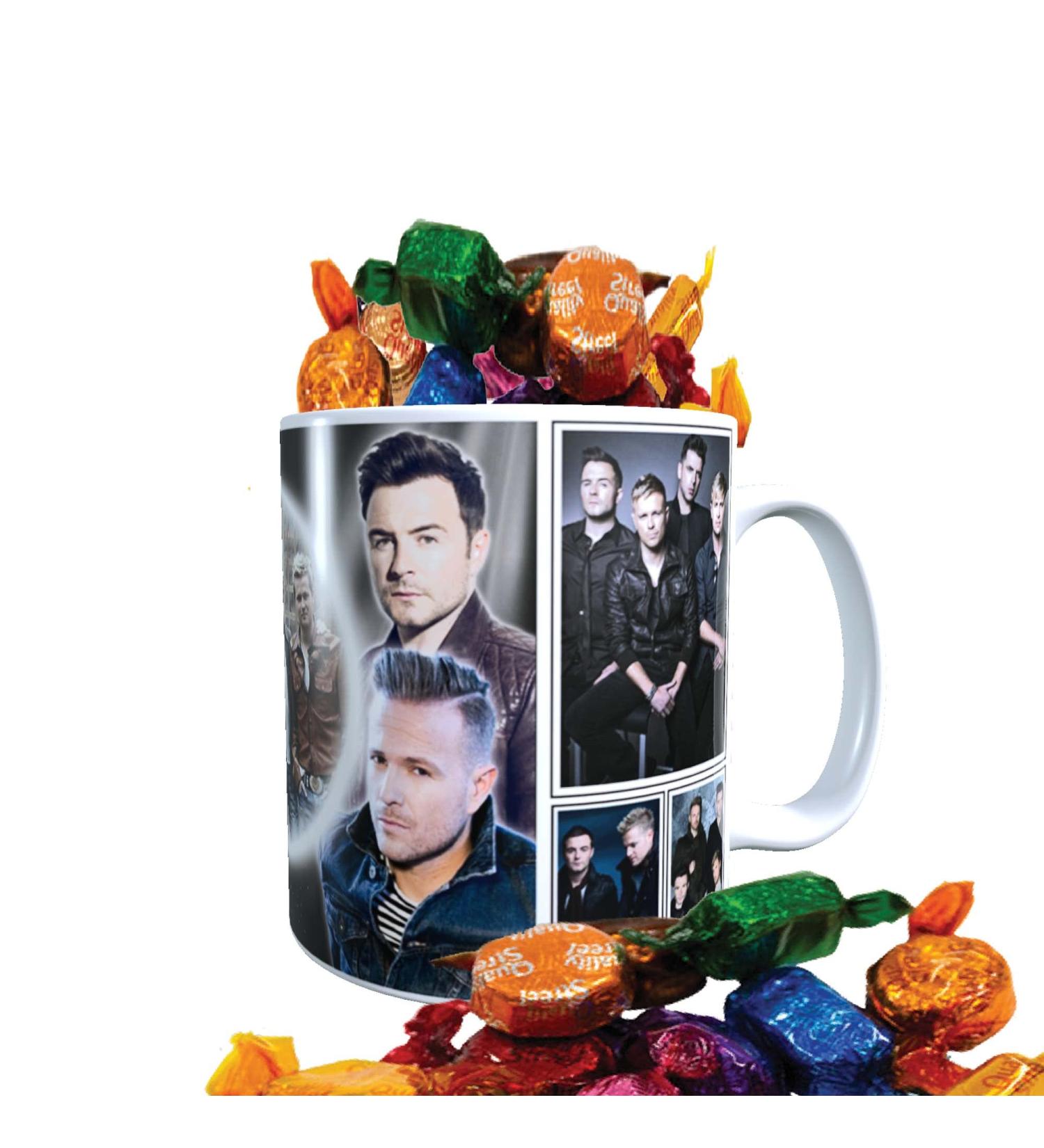West 'Irish Boy Band' Life Icon Mug & Choice of Sweets - Buy Online on GoSupps.com