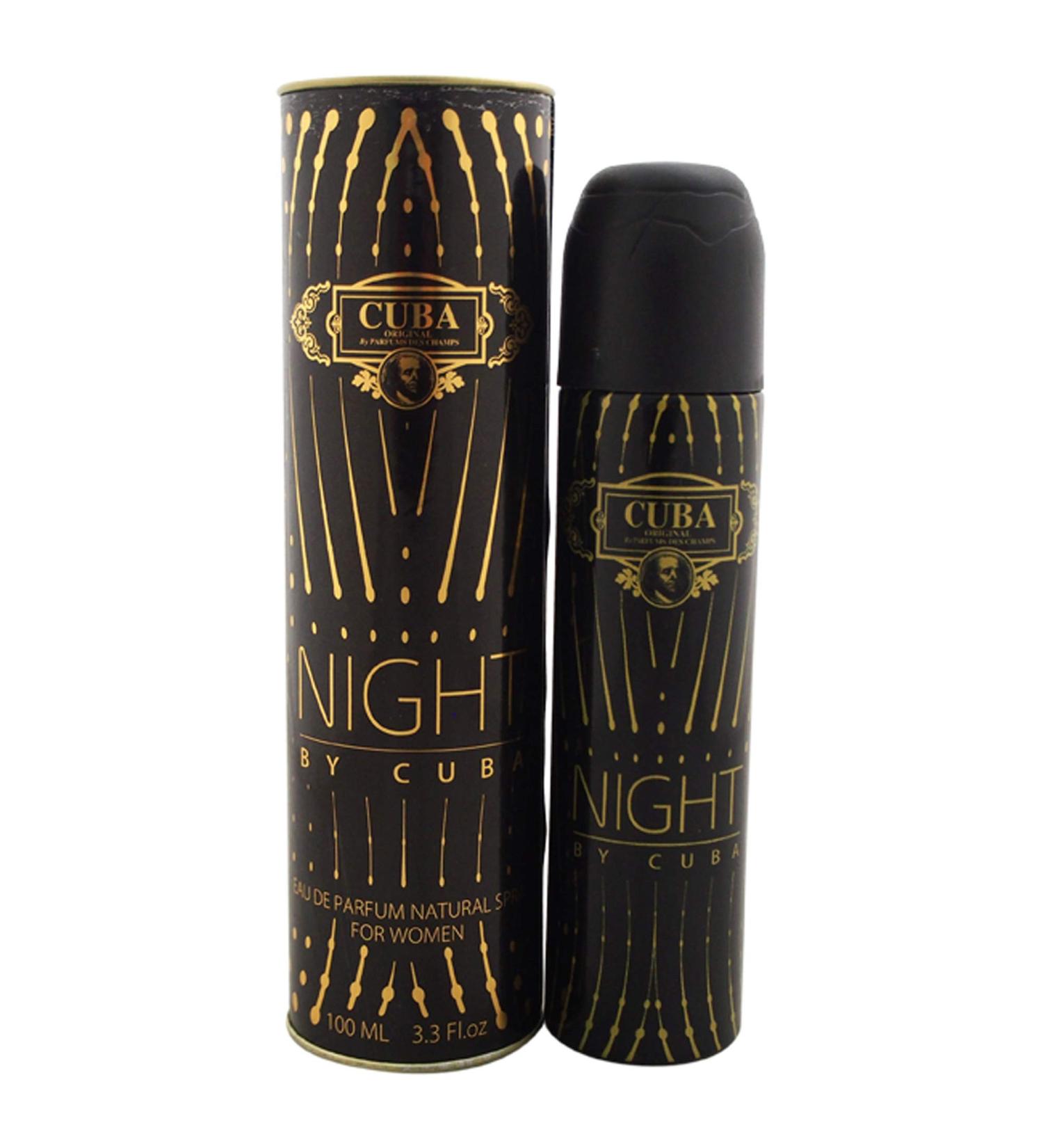 Cuba Women's Eau de Parfum Spray Night 3.3 Ounce