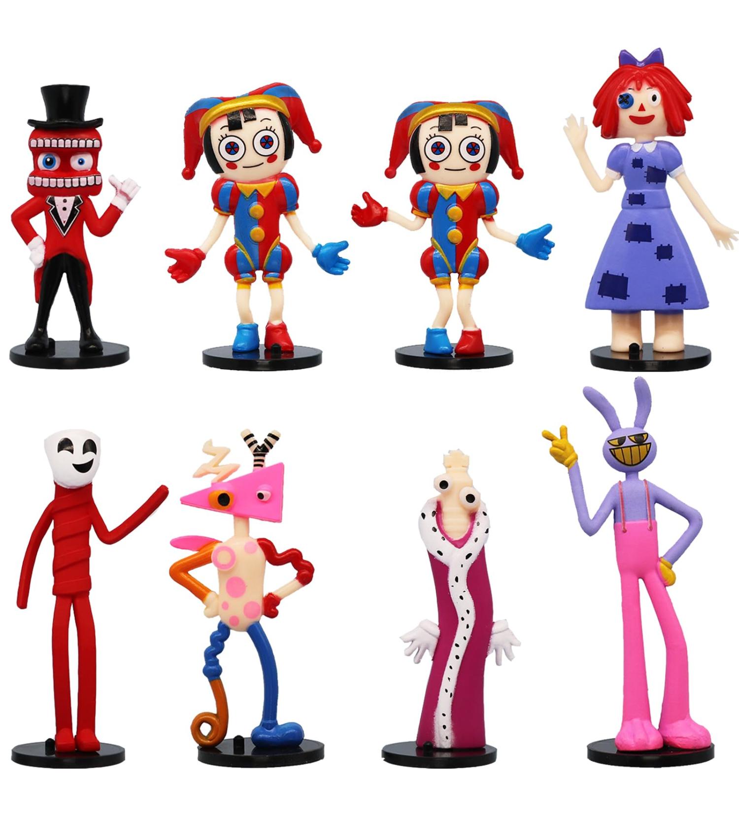 8 Pieces The Amazing Digital Circus Figures Mini Figures Cake Decoration Clown Cake Decoration Birthday Cake Decoration Cupcake Decoration Cake Topper Set for Boys Girls Children's Party Cake - Buy Online on GoSupps.com