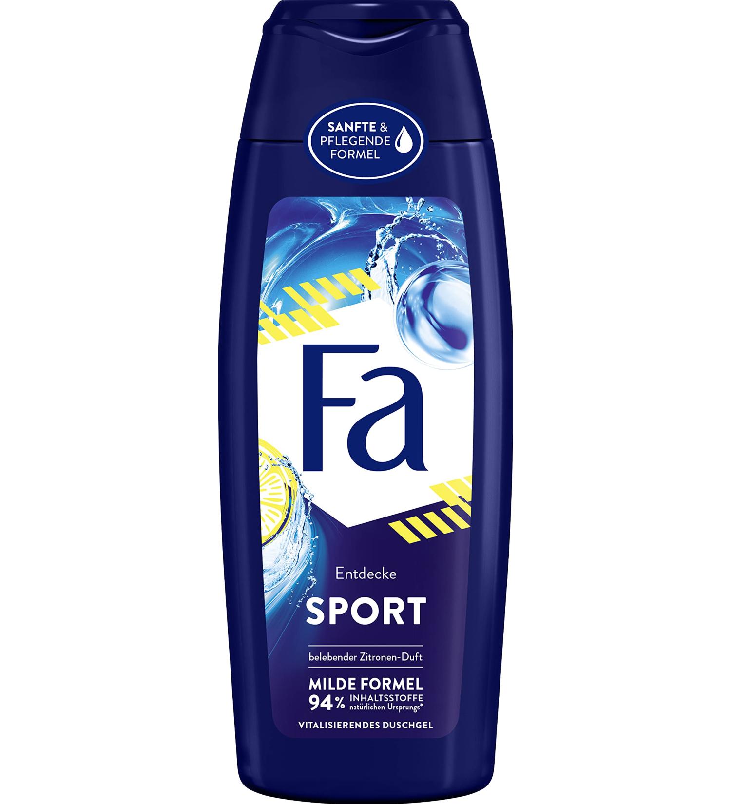 Fa Sport shower gel with lemon scent