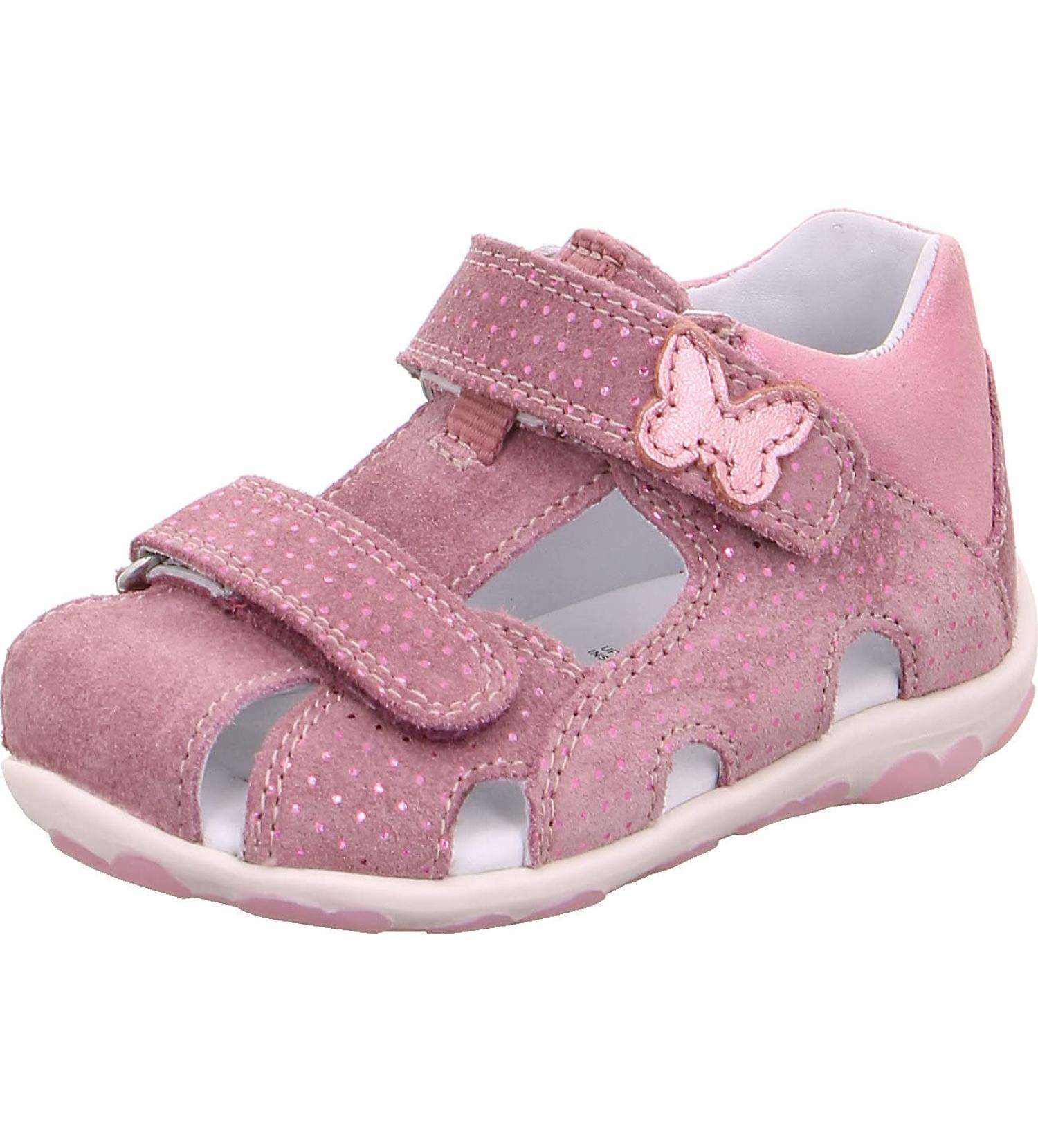 Superfit Girl's Fanni Sandals - Lilac Pink - Size 3 UK Child - Buy Online on GoSupps.com