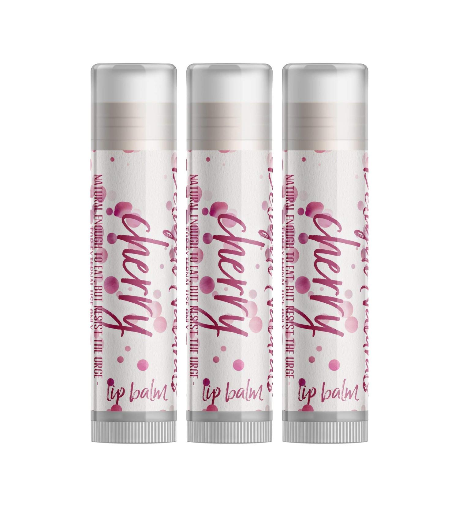 Cherry Lip Balm - Set of Three