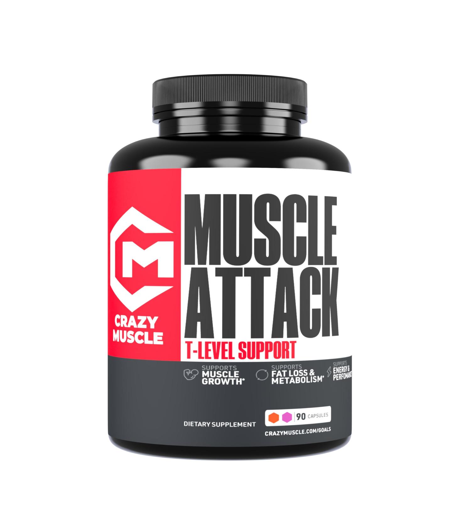 Crazy Muscle Creatine Capsules 5g of Premium 3X ThreeAtine Pre Workout Bulk Mass Gainer High Absorption Easy to Take Creatine Monohydrate Optimum Performance for Men Women (90) - Buy Online on GoSupps.com